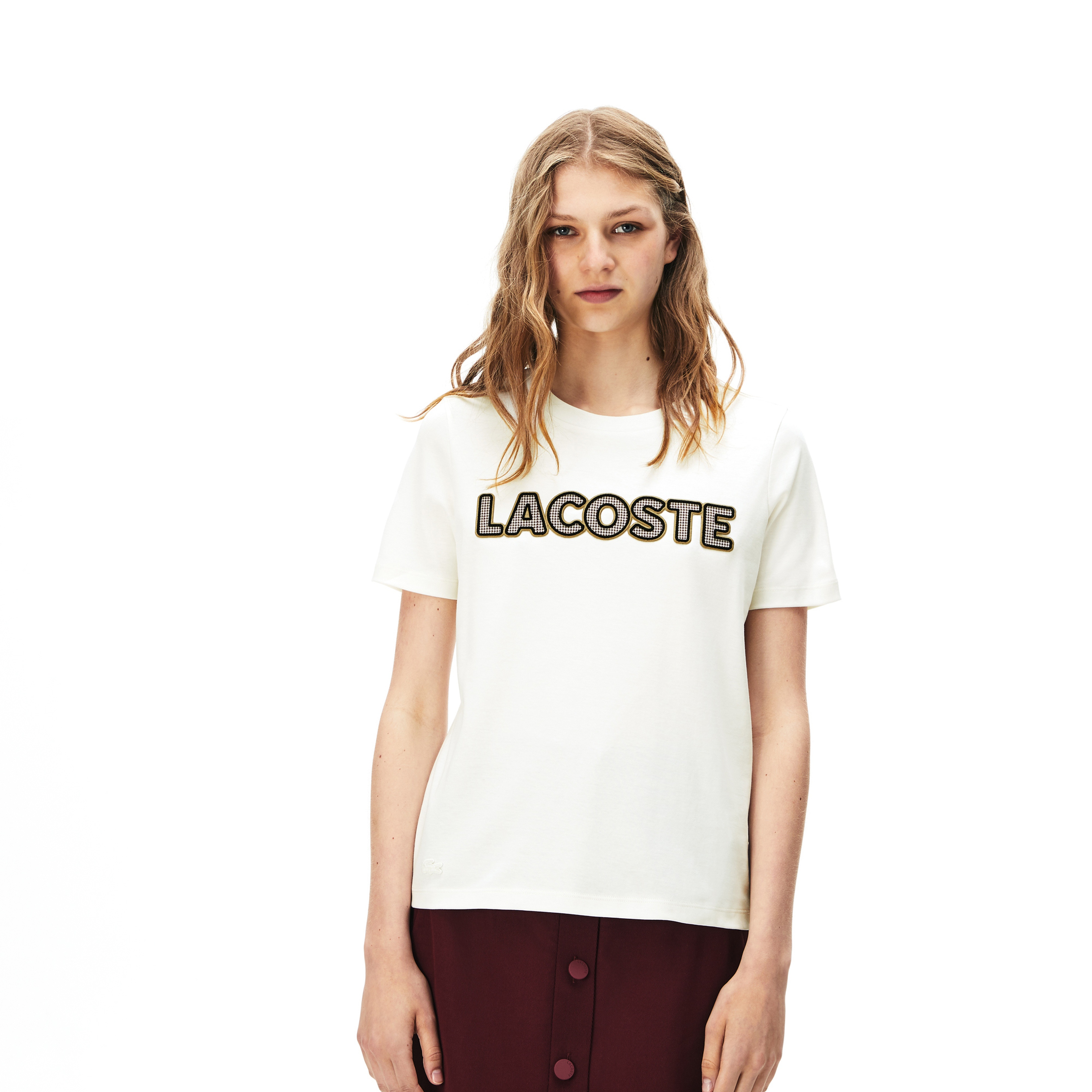 Lacoste Kadın Beyaz T-Shirt