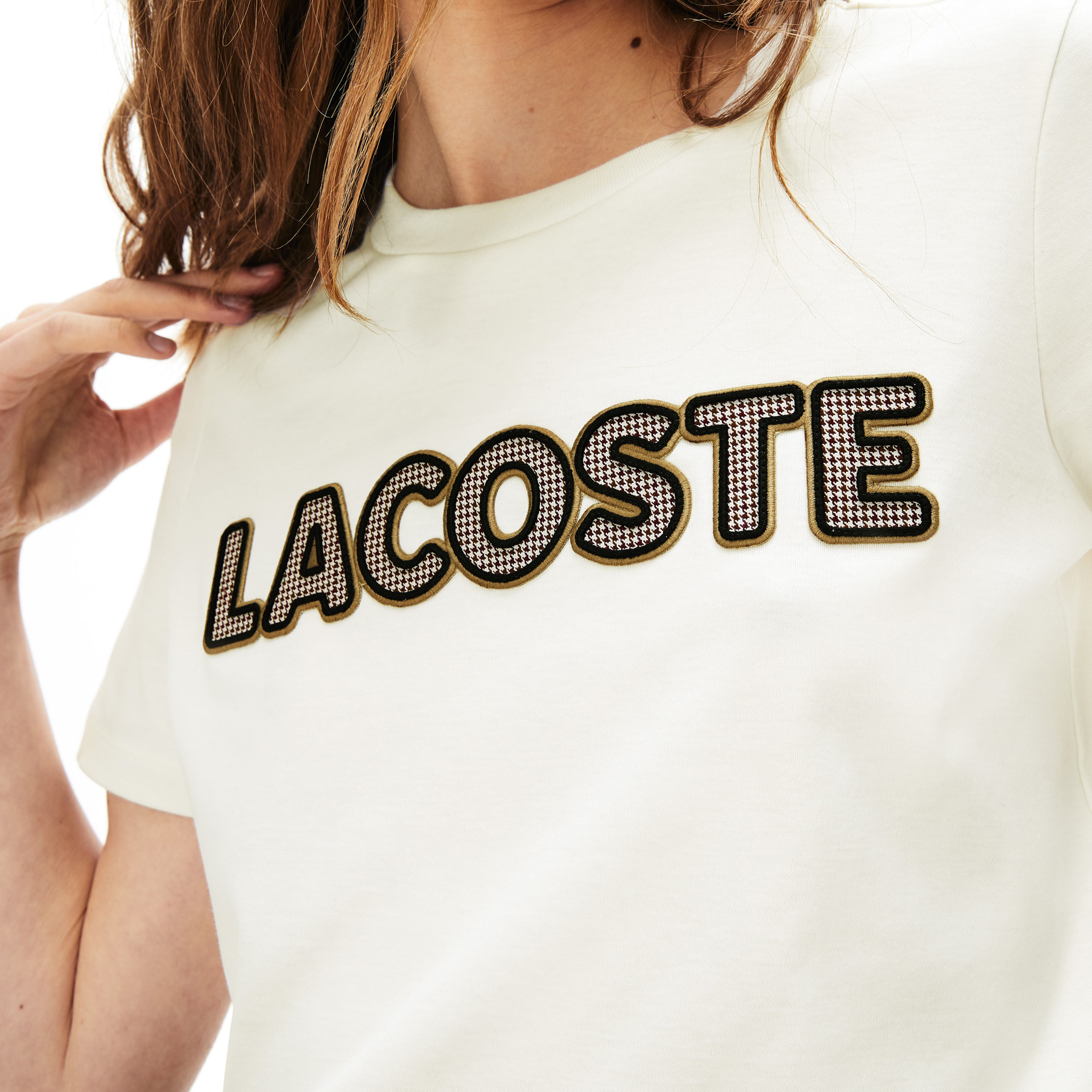 Lacoste Kadın Beyaz T-Shirt