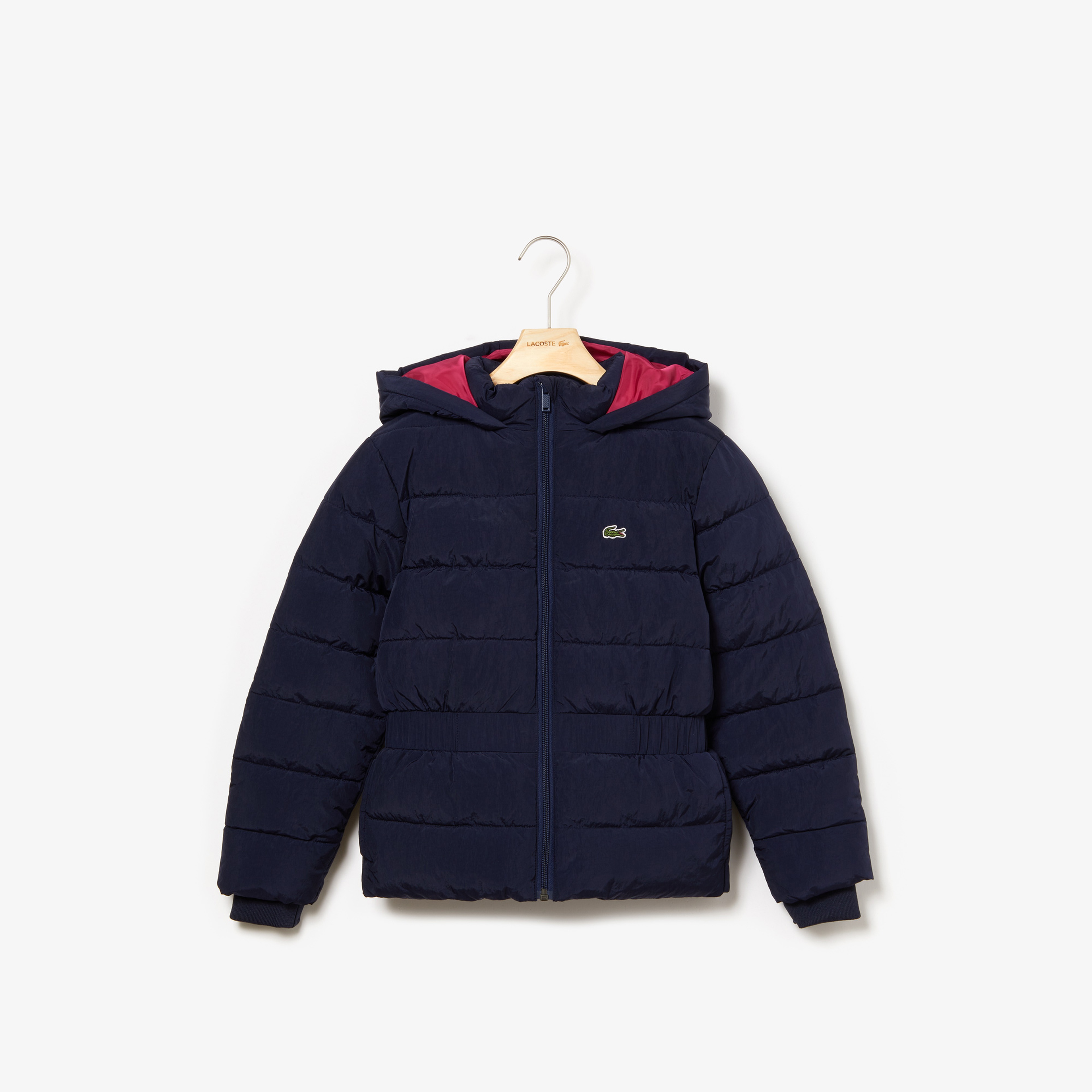 Lacoste Çocuk Lacivert Kapitone Mont