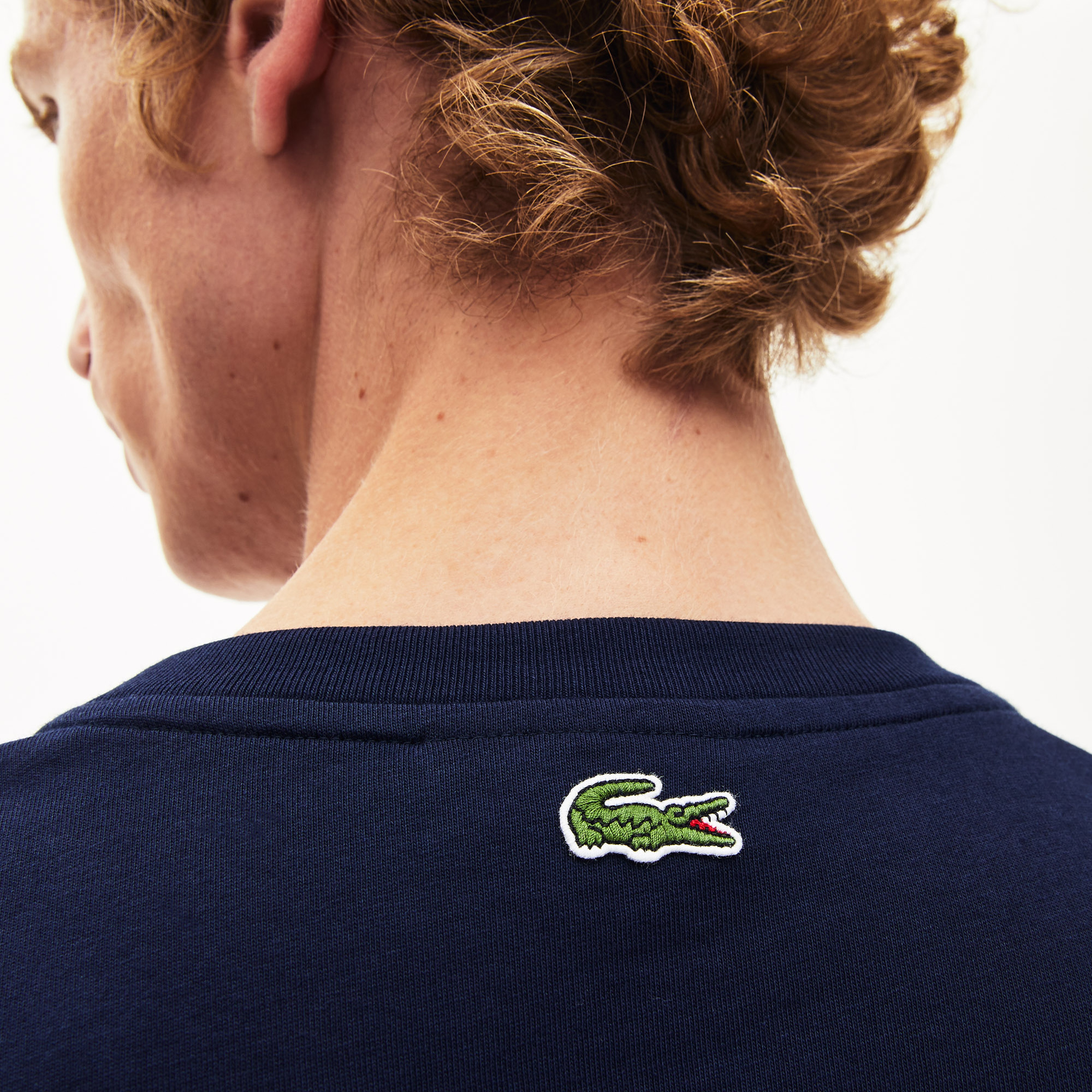 Lacoste Erkek Regular Fit Timsah Baskılı Lacivert T-Shirt