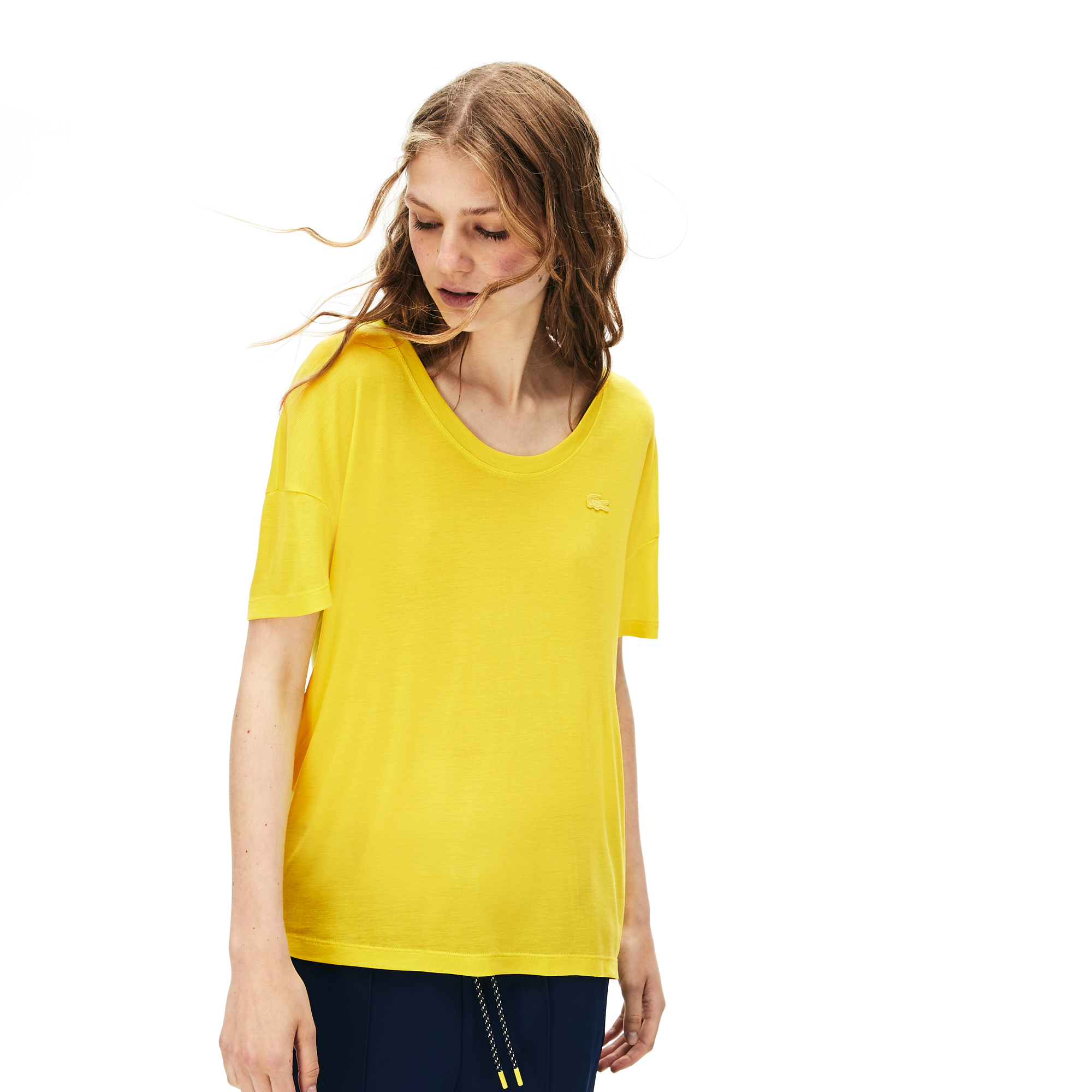 Lacoste Motion Kadın Sarı T-Shirt