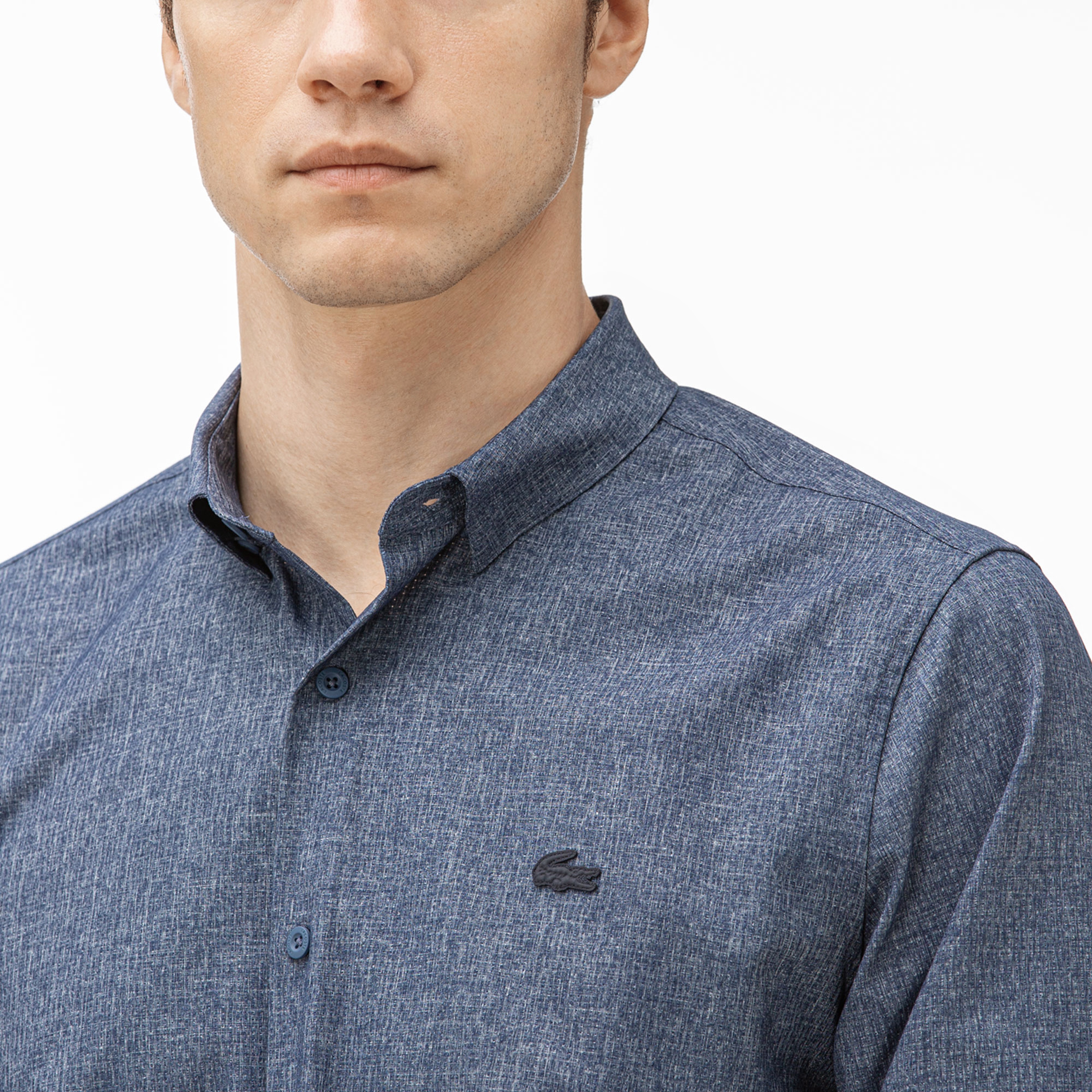 Lacoste Motion Erkek Regular Fit Mavi Gömlek