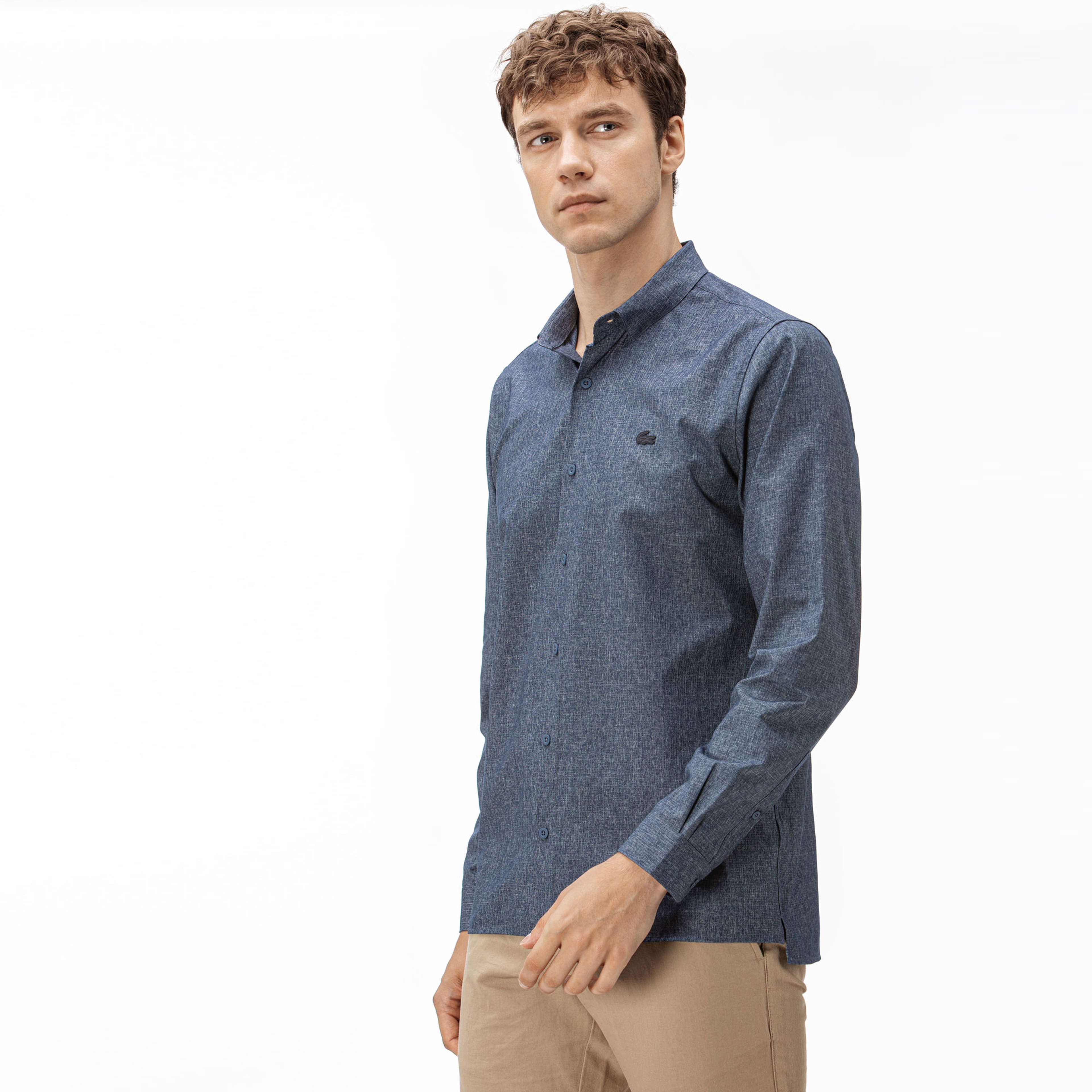 Lacoste Motion Erkek Regular Fit Mavi Gömlek