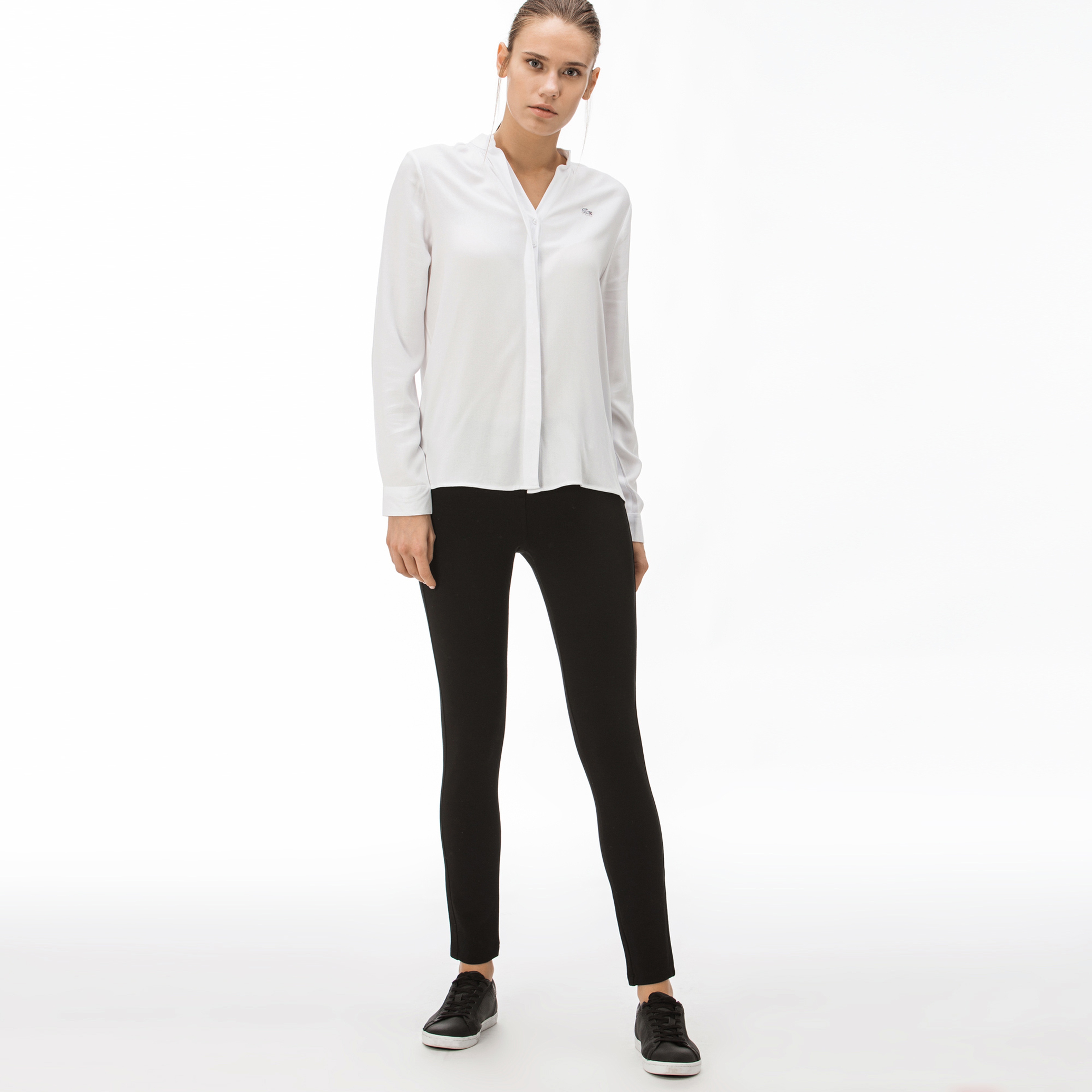 Lacoste Kadın Siyah Denim Pantolon