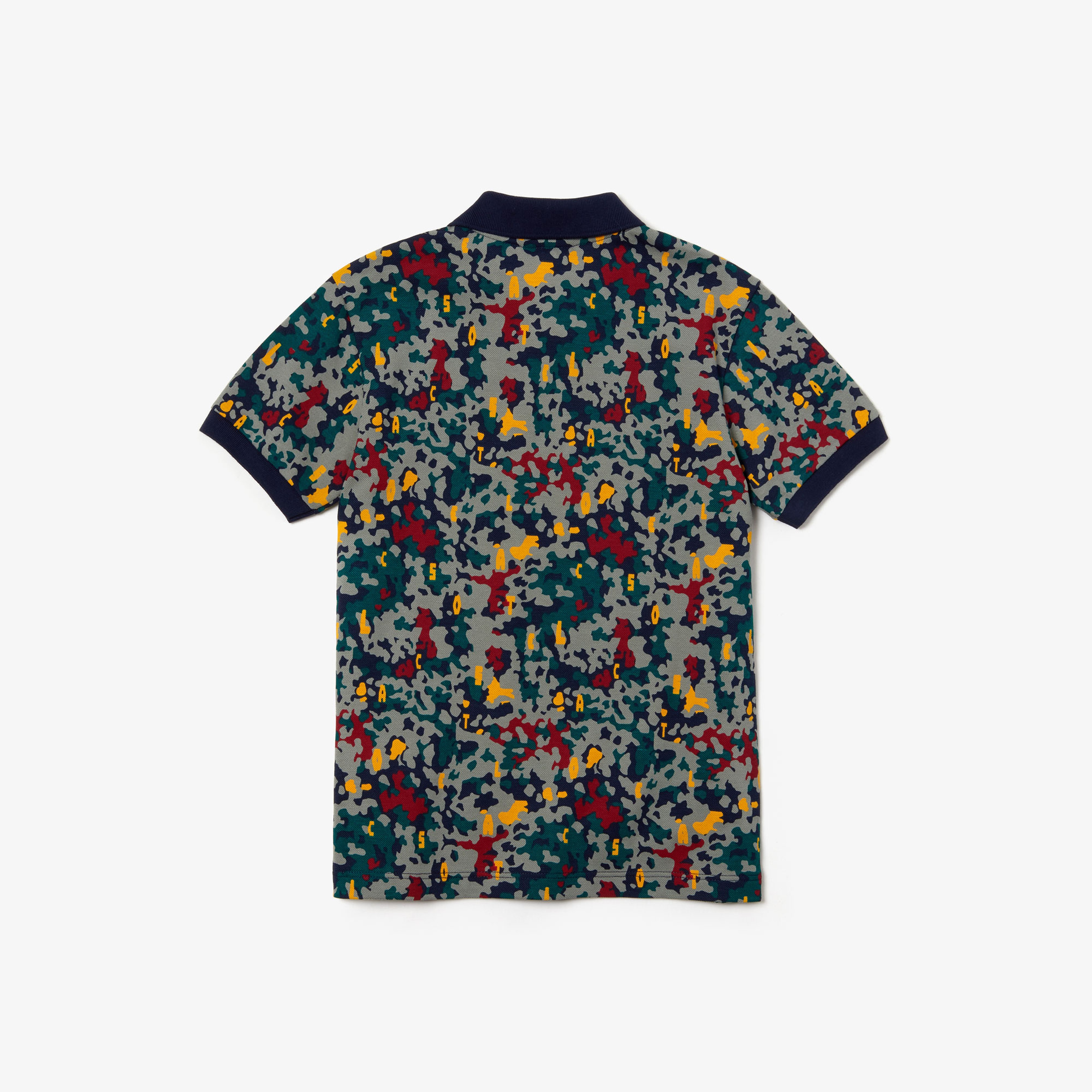 Lacoste Çocuk Kamuflaj Desenli Renkli Polo
