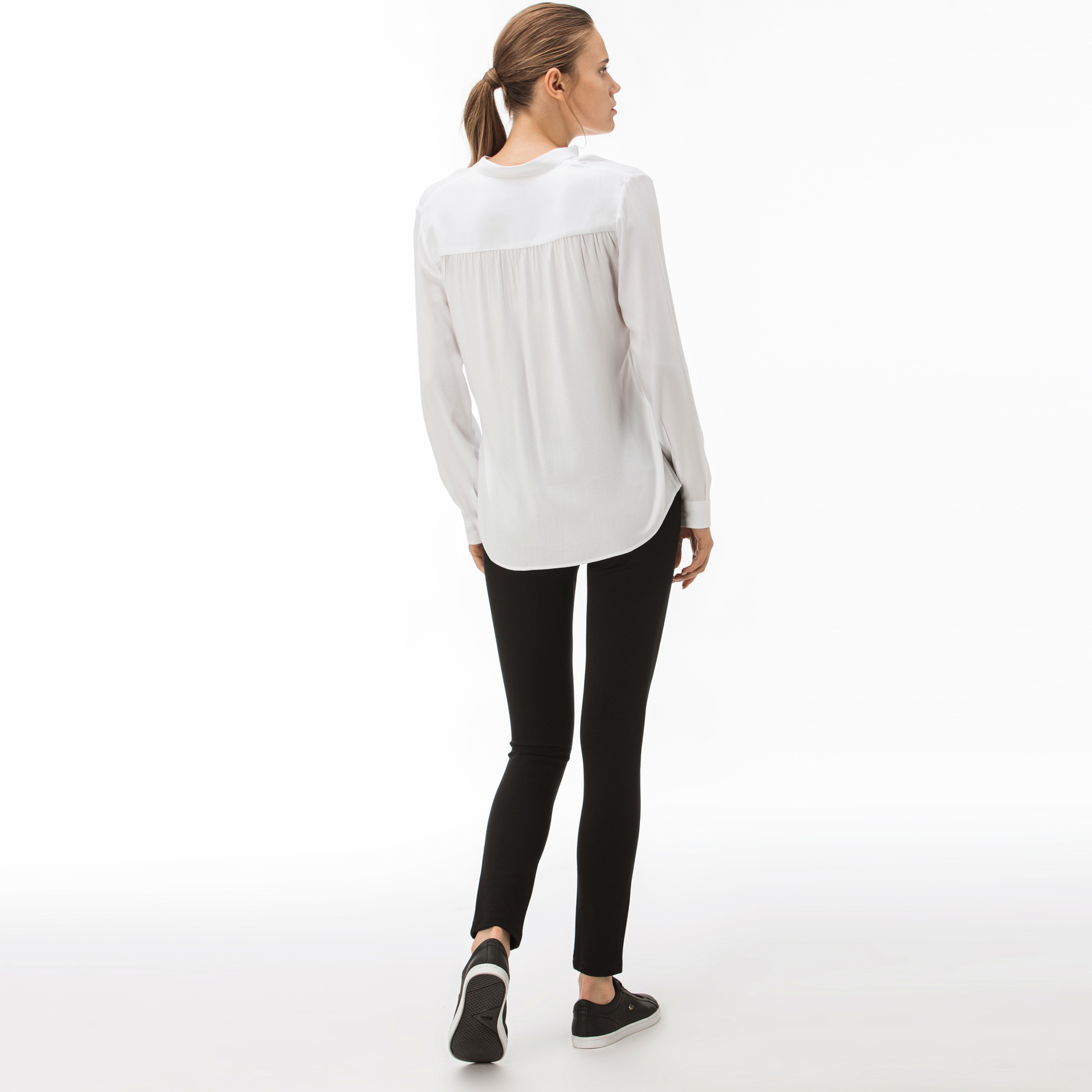 Lacoste Kadın Siyah Denim Pantolon