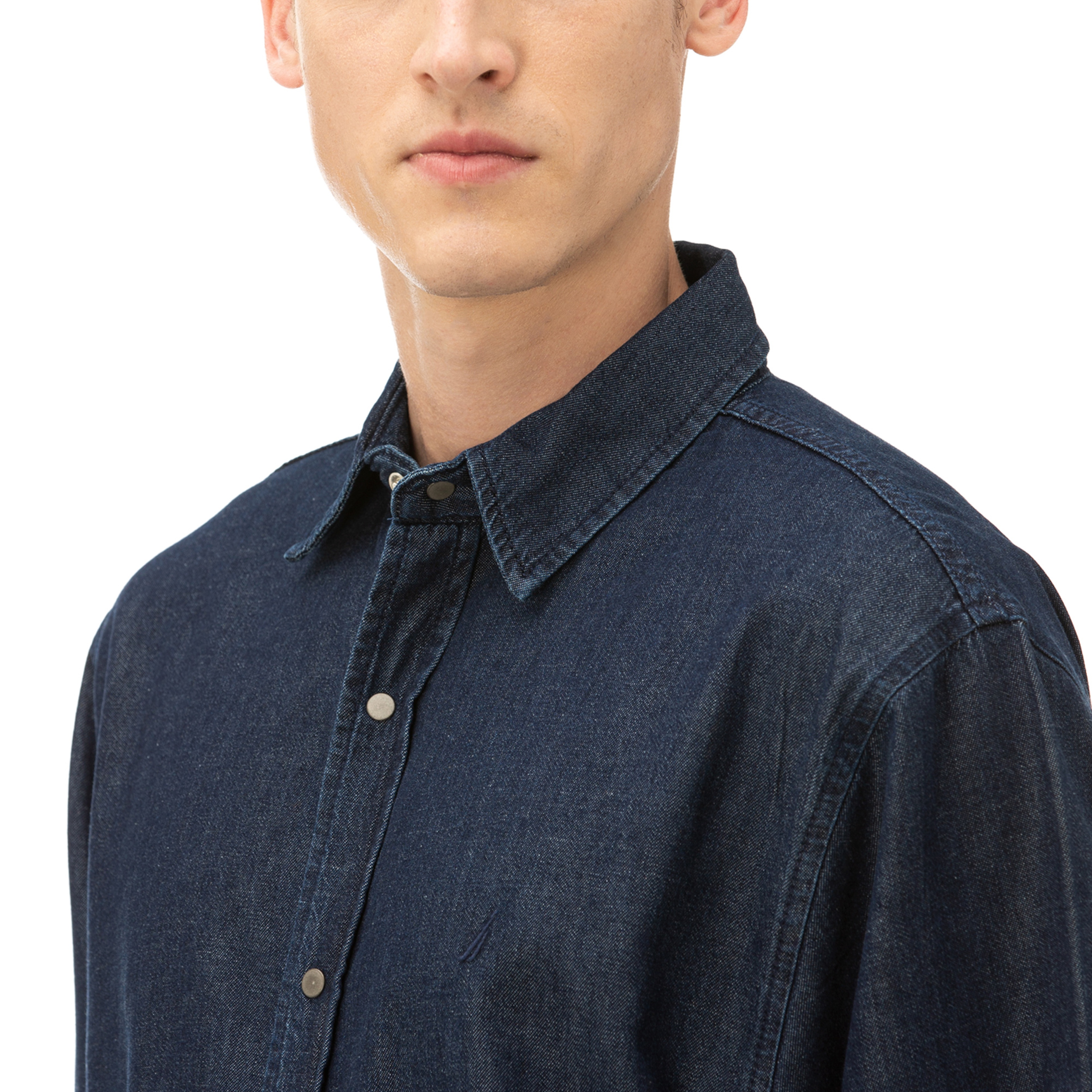 NAUTICA Erkek Mavi Classic Fit Gömlek