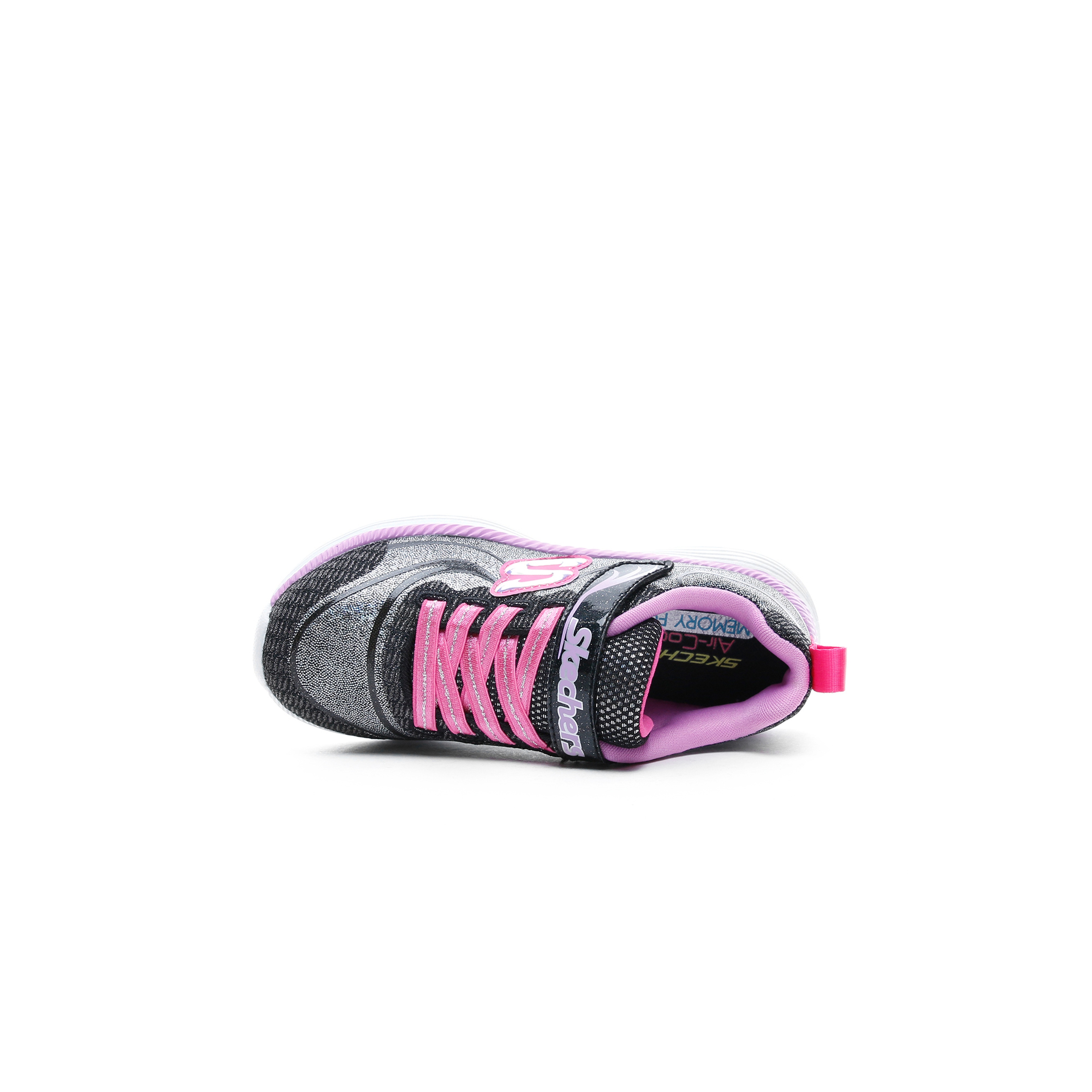Skechers Move 'N Groove Gri - Pembe Çocuk Spor Ayakkabı