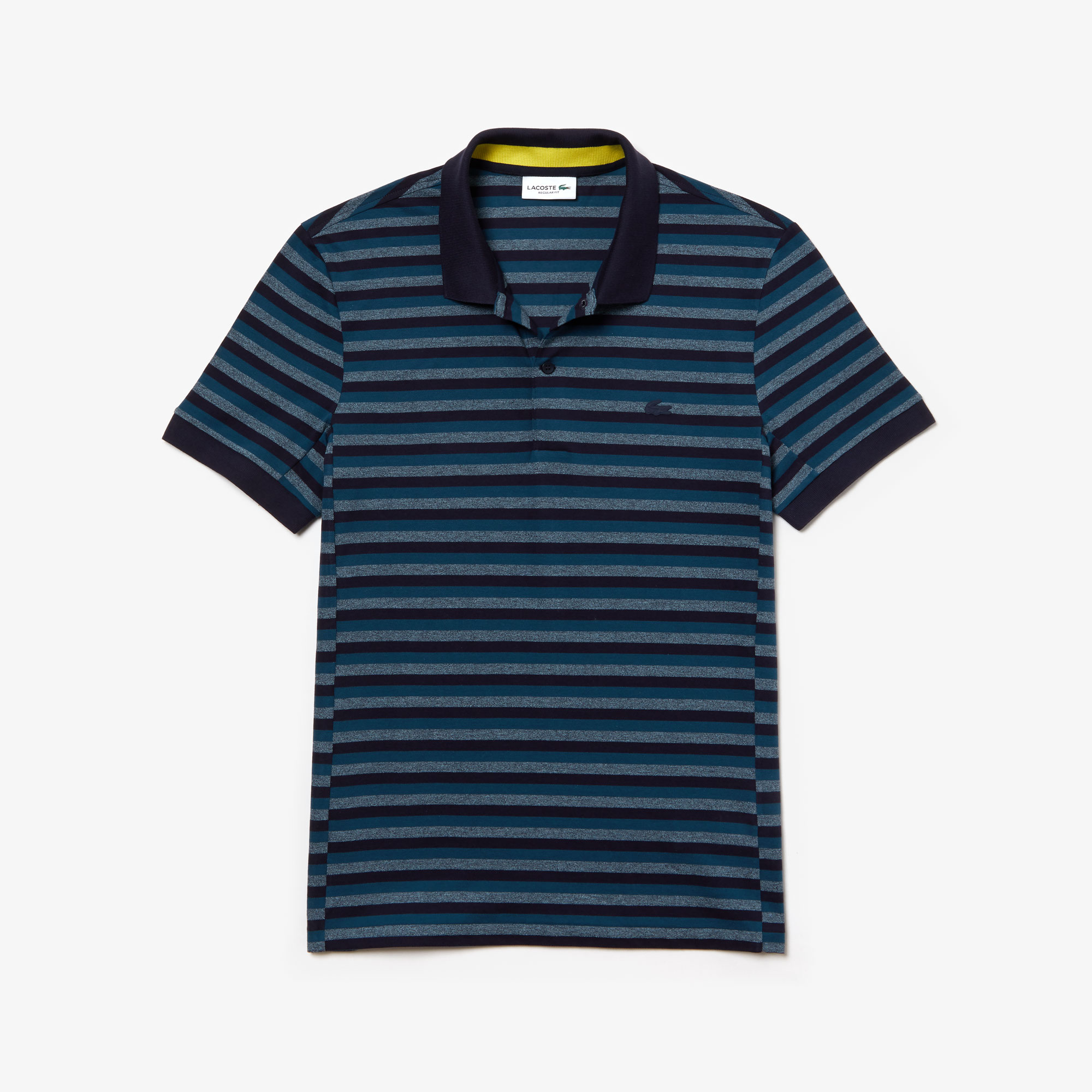 Lacoste Motion Erkek Regular Fit Çizgili Lacivert Polo