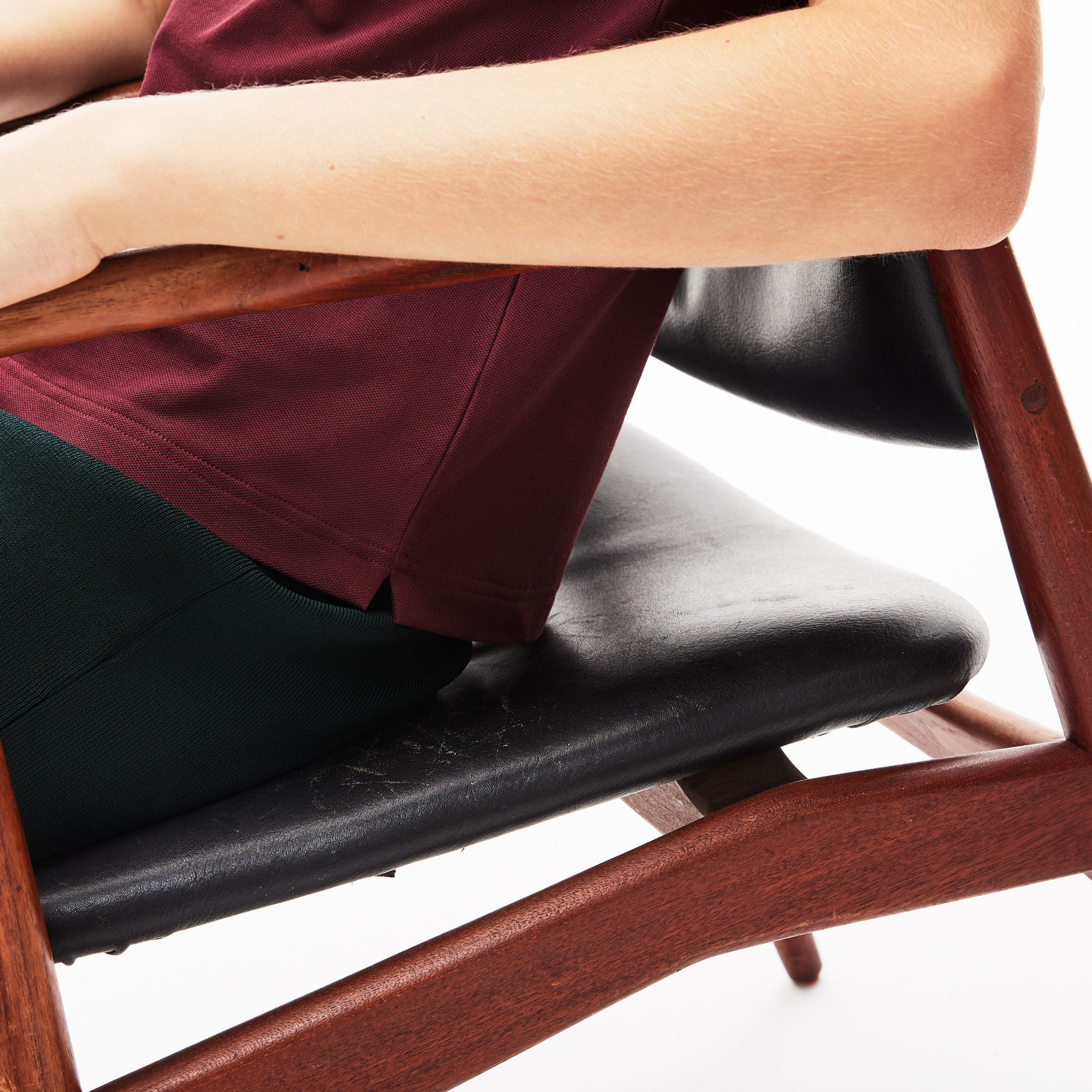 Lacoste L!VE Kadın Slim Fit Nakış Detaylı Bordo Polo