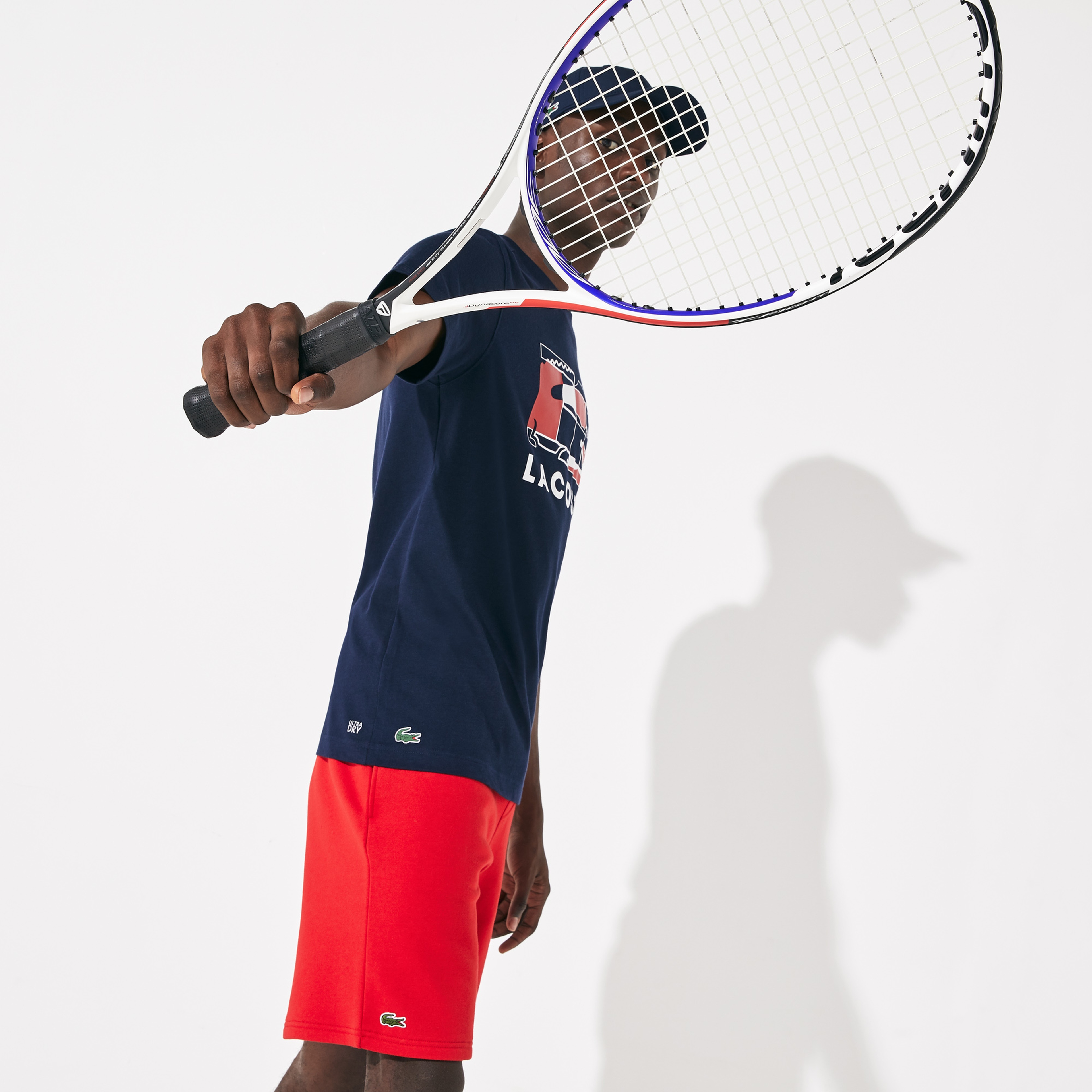 Lacoste Erkek Renkli Baskılı Desenli T-Shirt