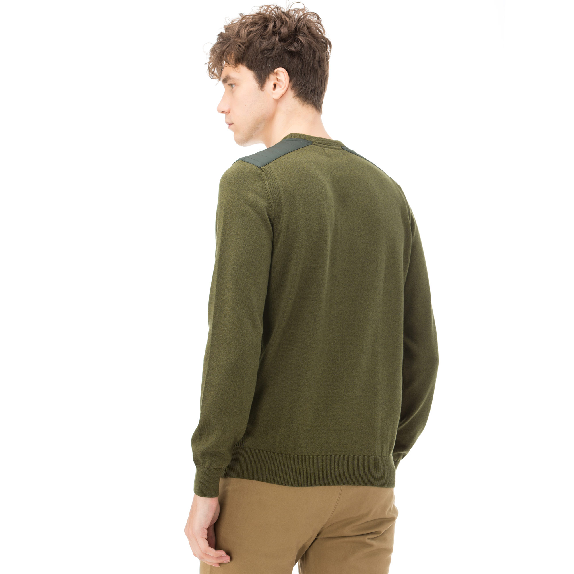 NAUTICA ERKEK CLASSIC FIT BİSİKLET YAKA YEŞİL TRİKO