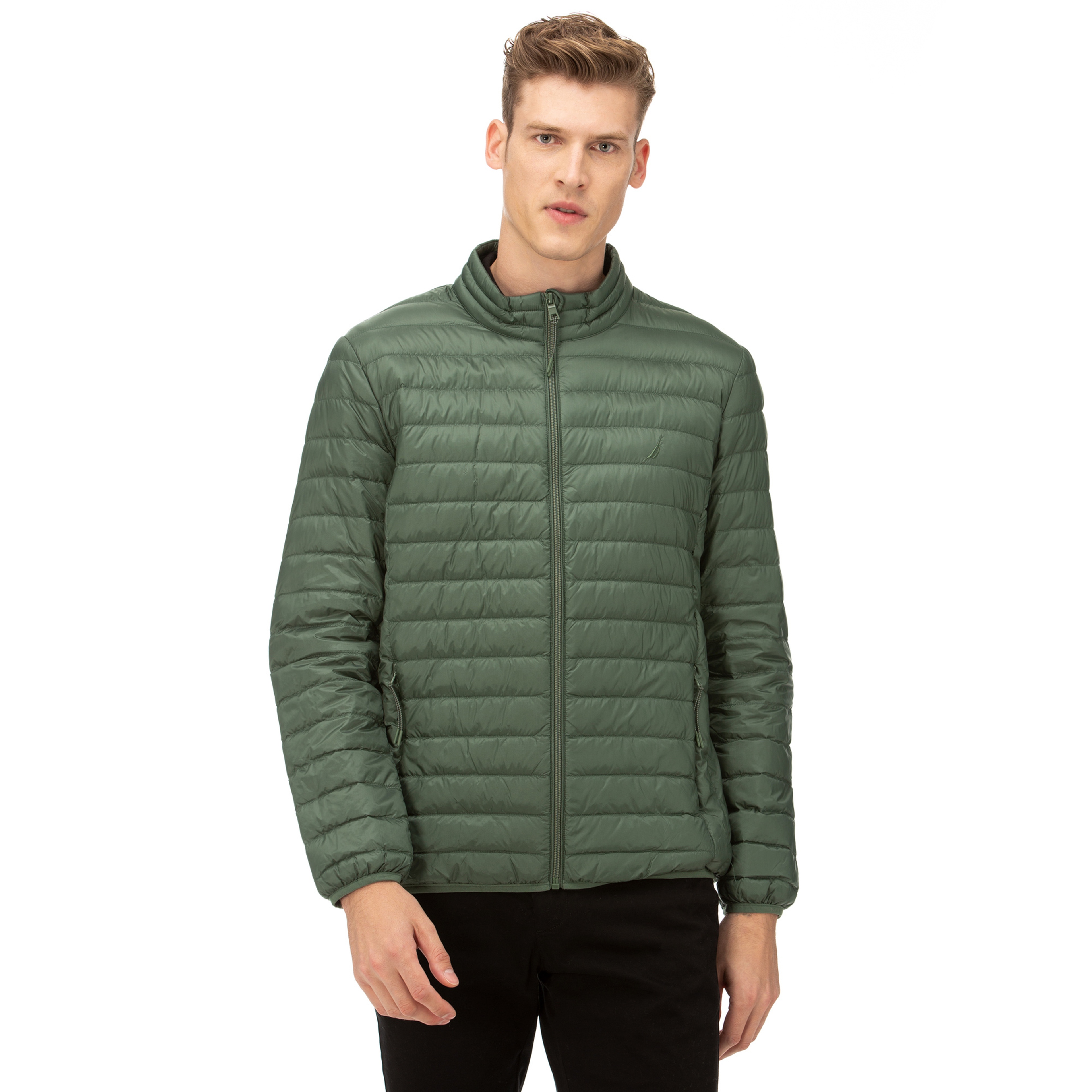 NAUTICA ERKEK YEŞİL KAZ TÜYÜ MONT