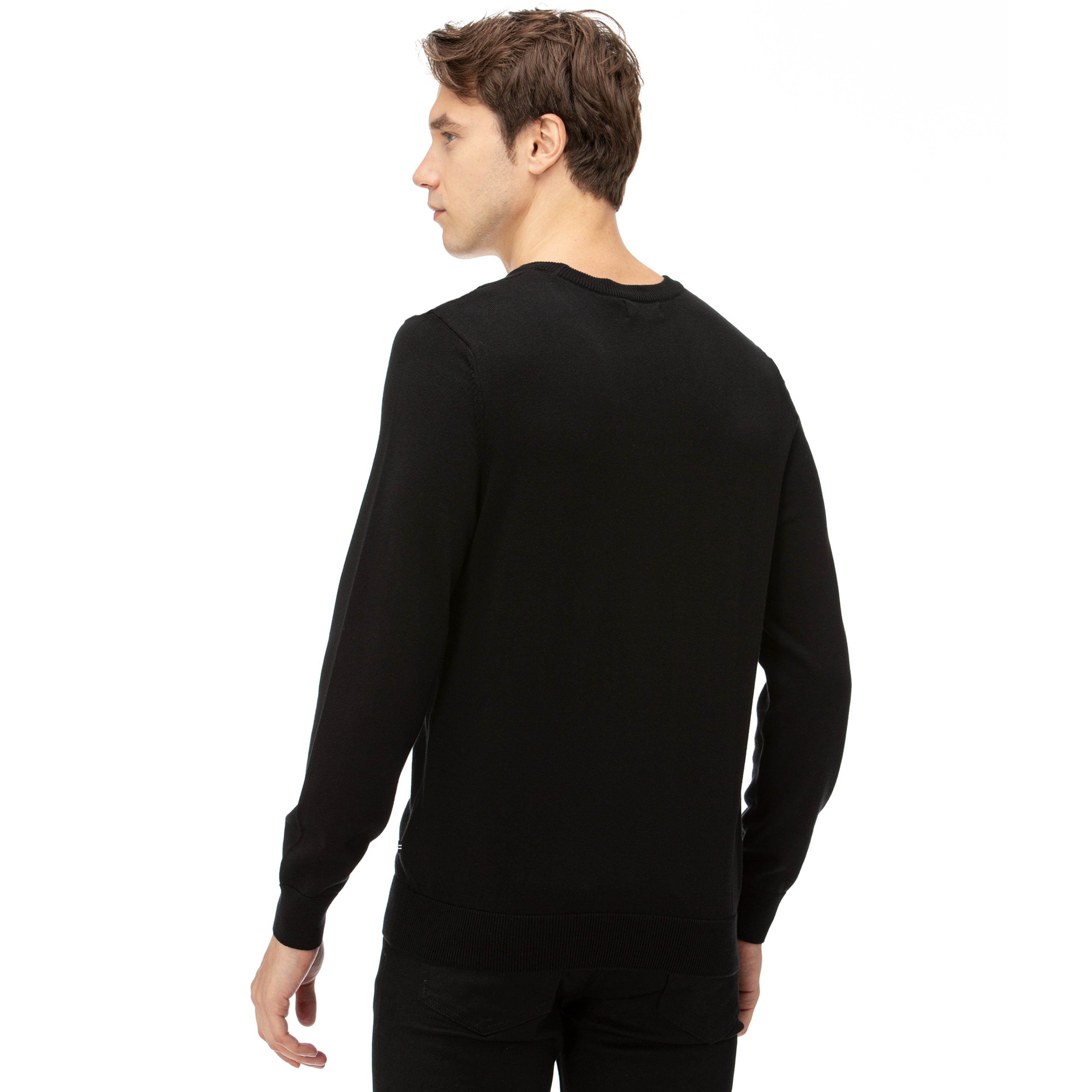 NAUTICA ERKEK STANDART FIT SİYAH TRİKO