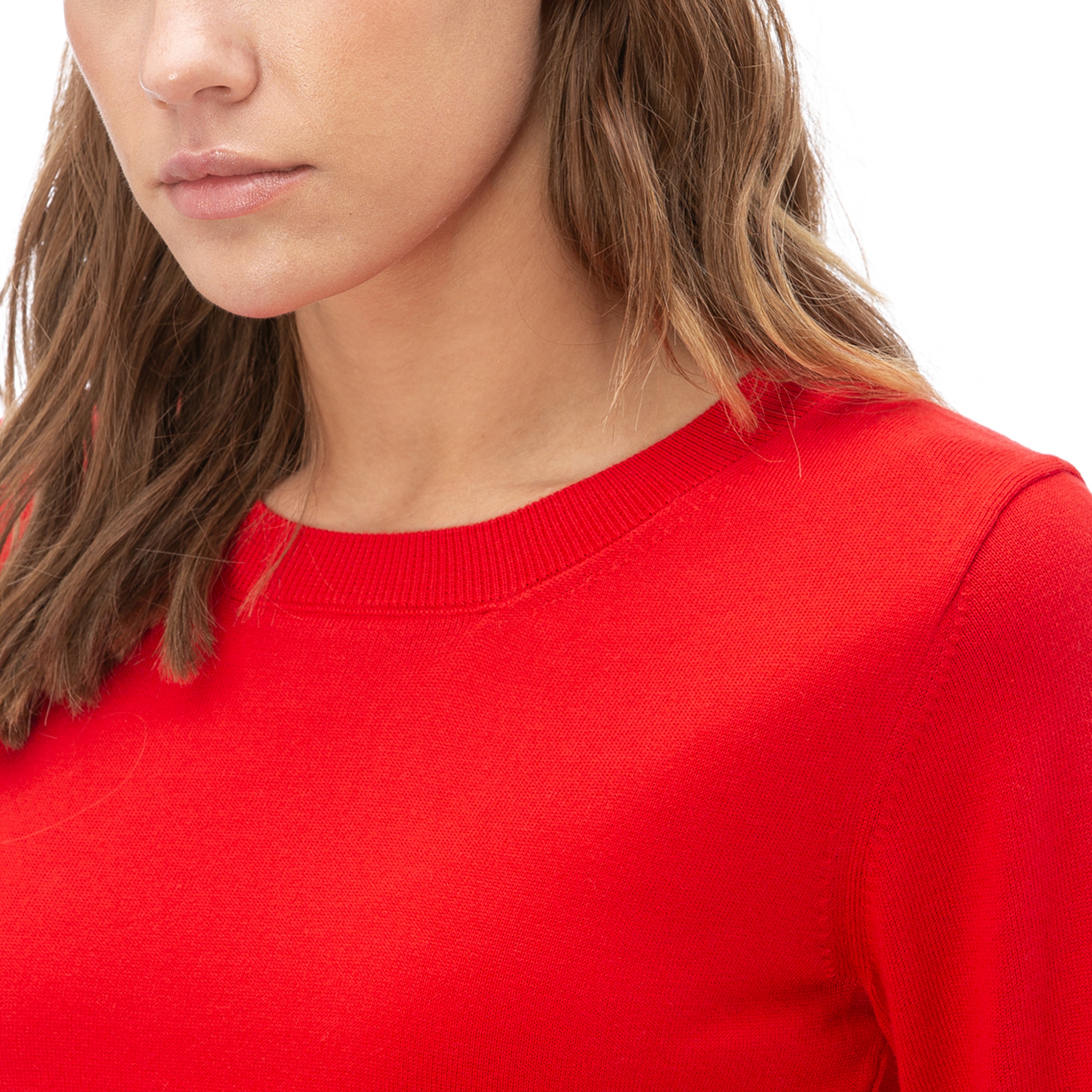 NAUTICA KADIN KIRMIZI TRİKO KAZAK