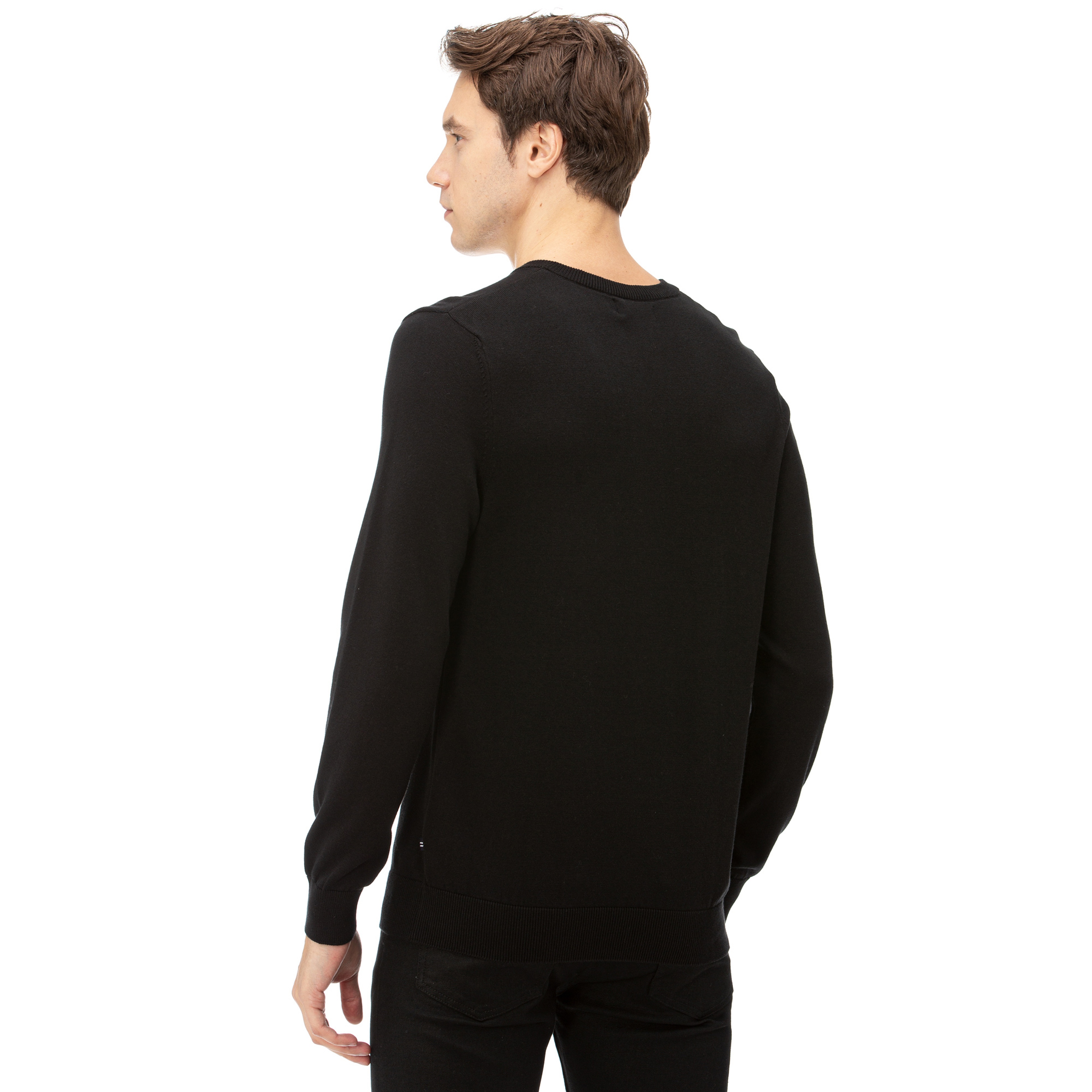 NAUTICA ERKEK SİYAH V YAKA TRİKO