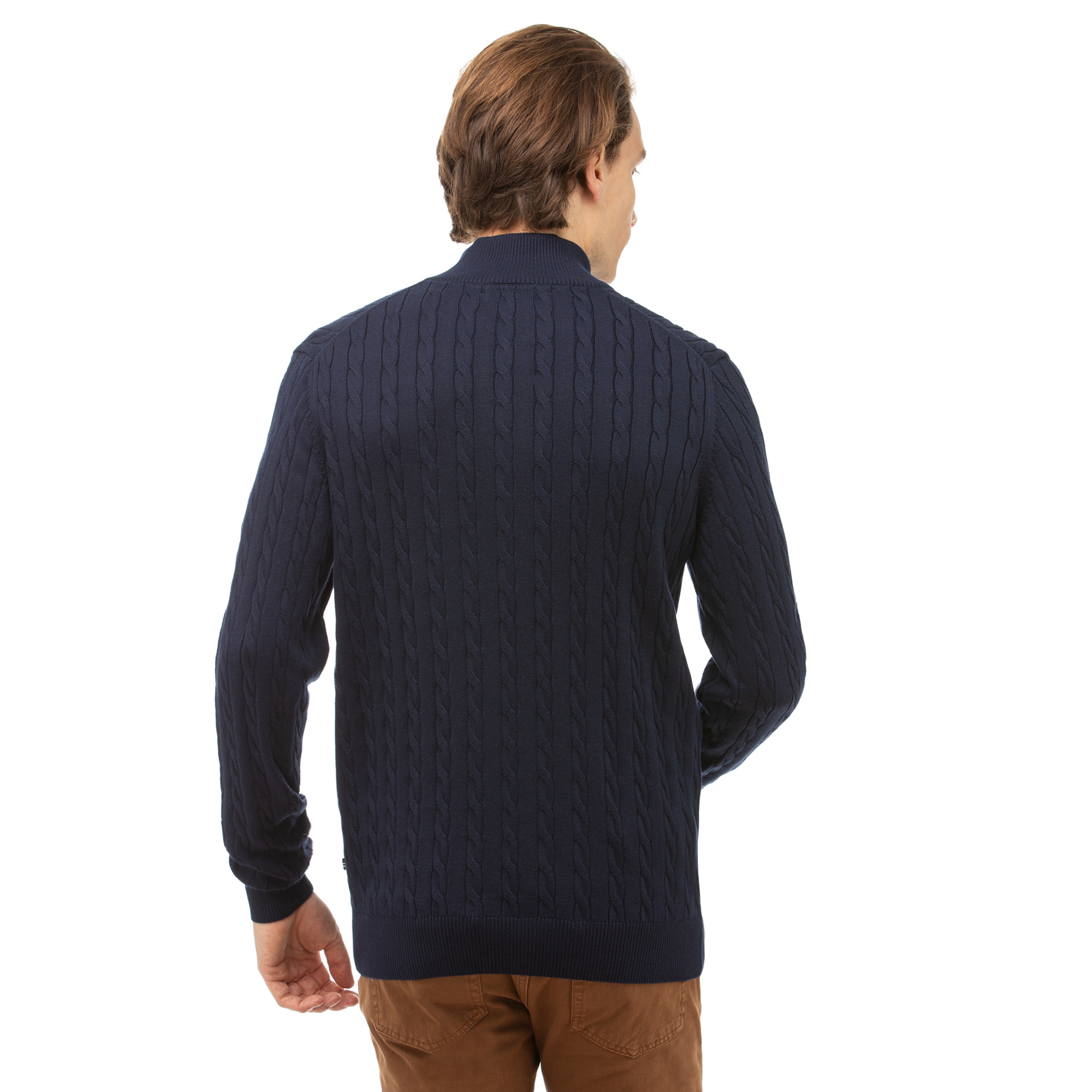 NAUTICA ERKEK LACİVERT TRİKO KAZAK