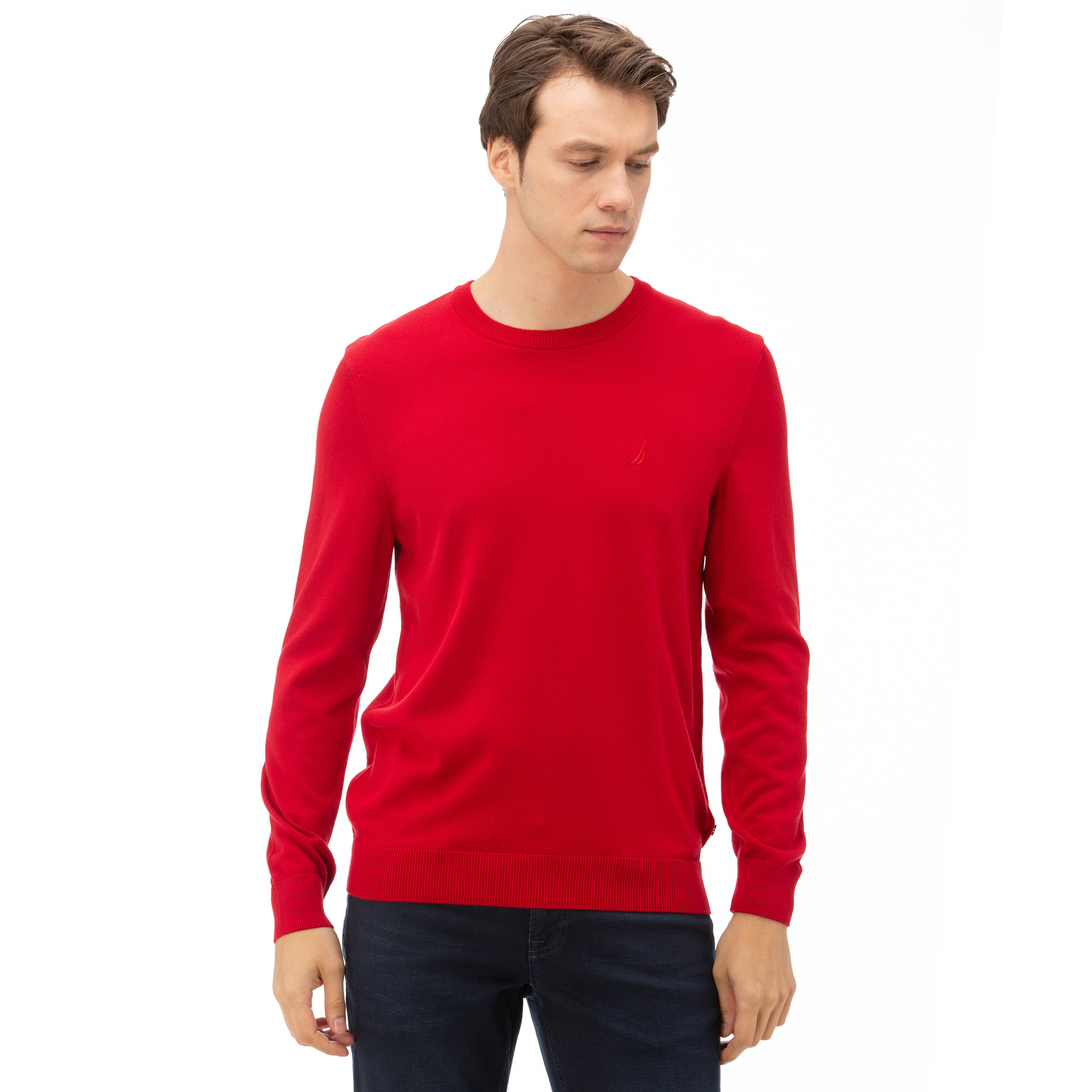 NAUTICA ERKEK KIRMIZI TRİKO