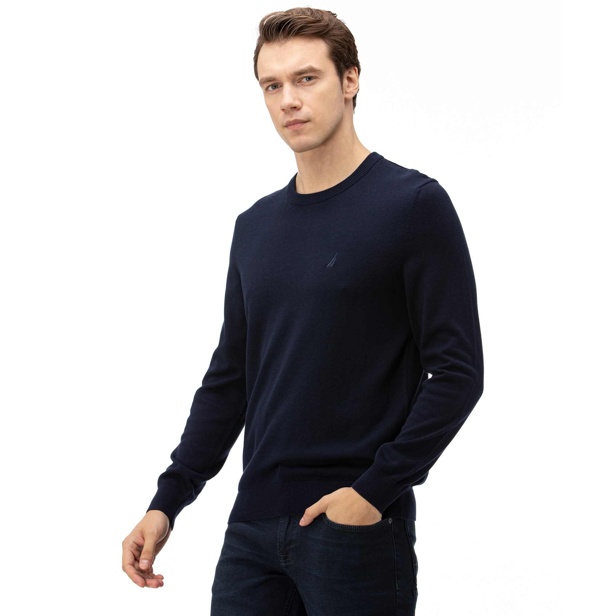 NAUTICA ERKEK LACİVERT TRİKO