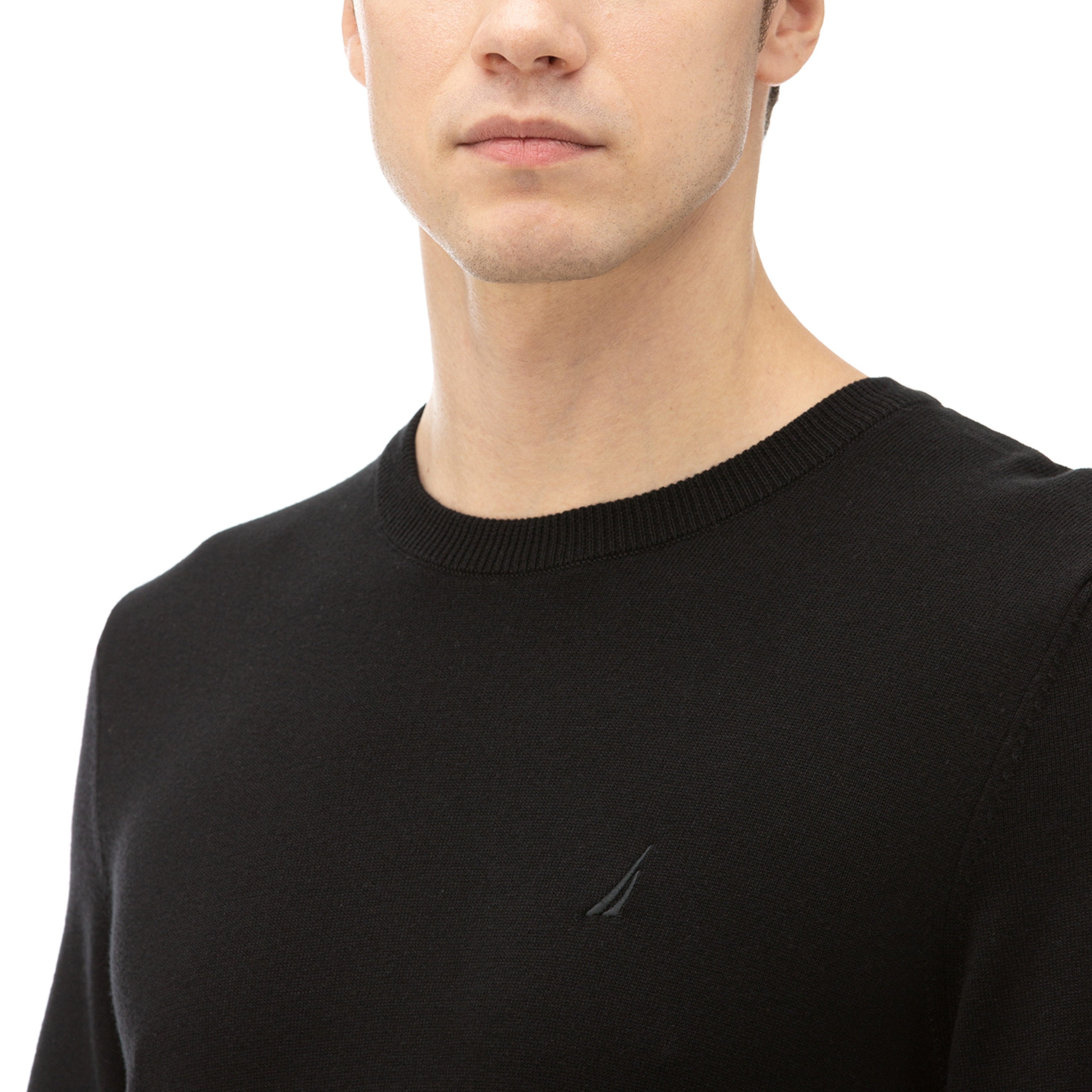 NAUTICA ERKEK STANDART FIT SİYAH TRİKO