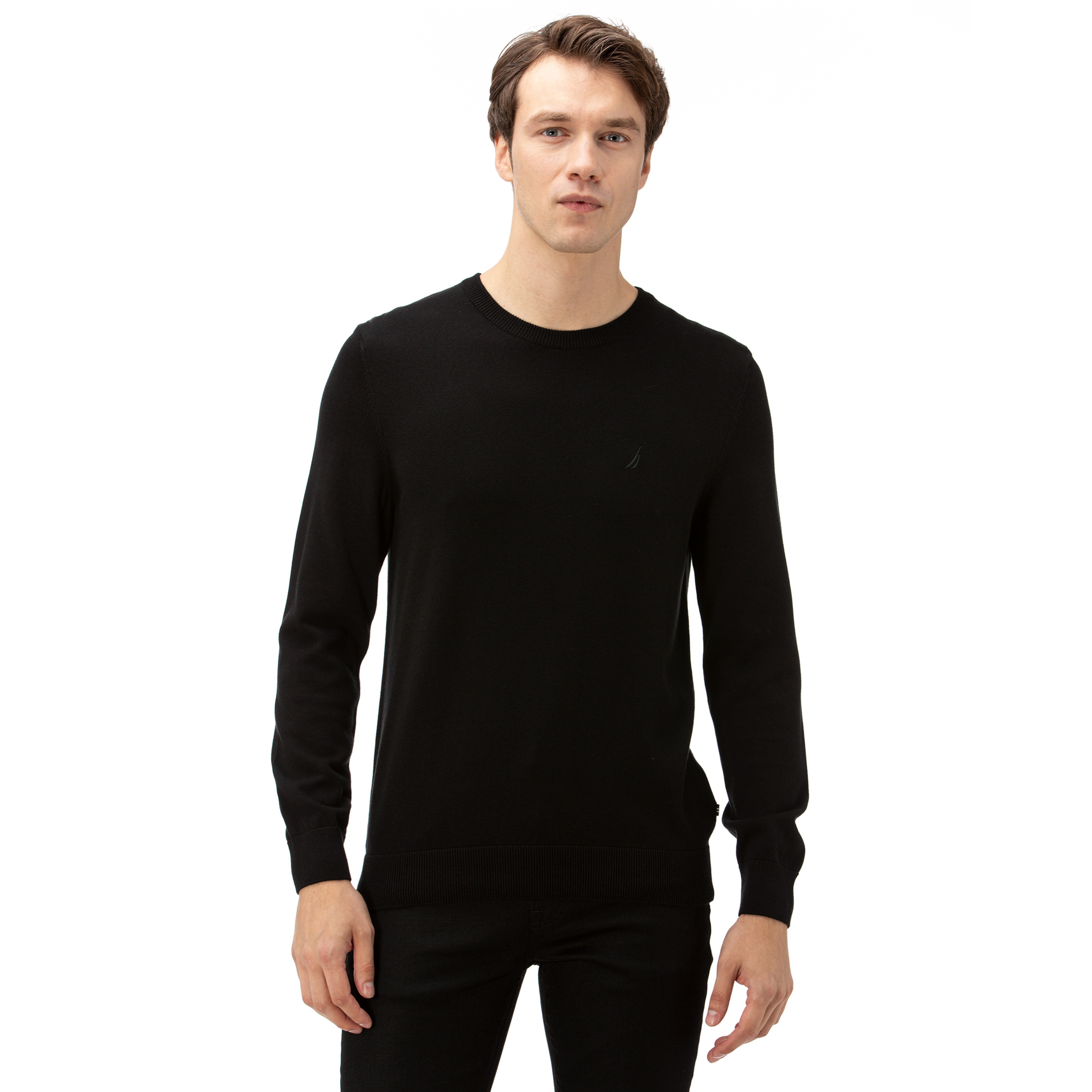 NAUTICA ERKEK STANDART FIT SİYAH TRİKO