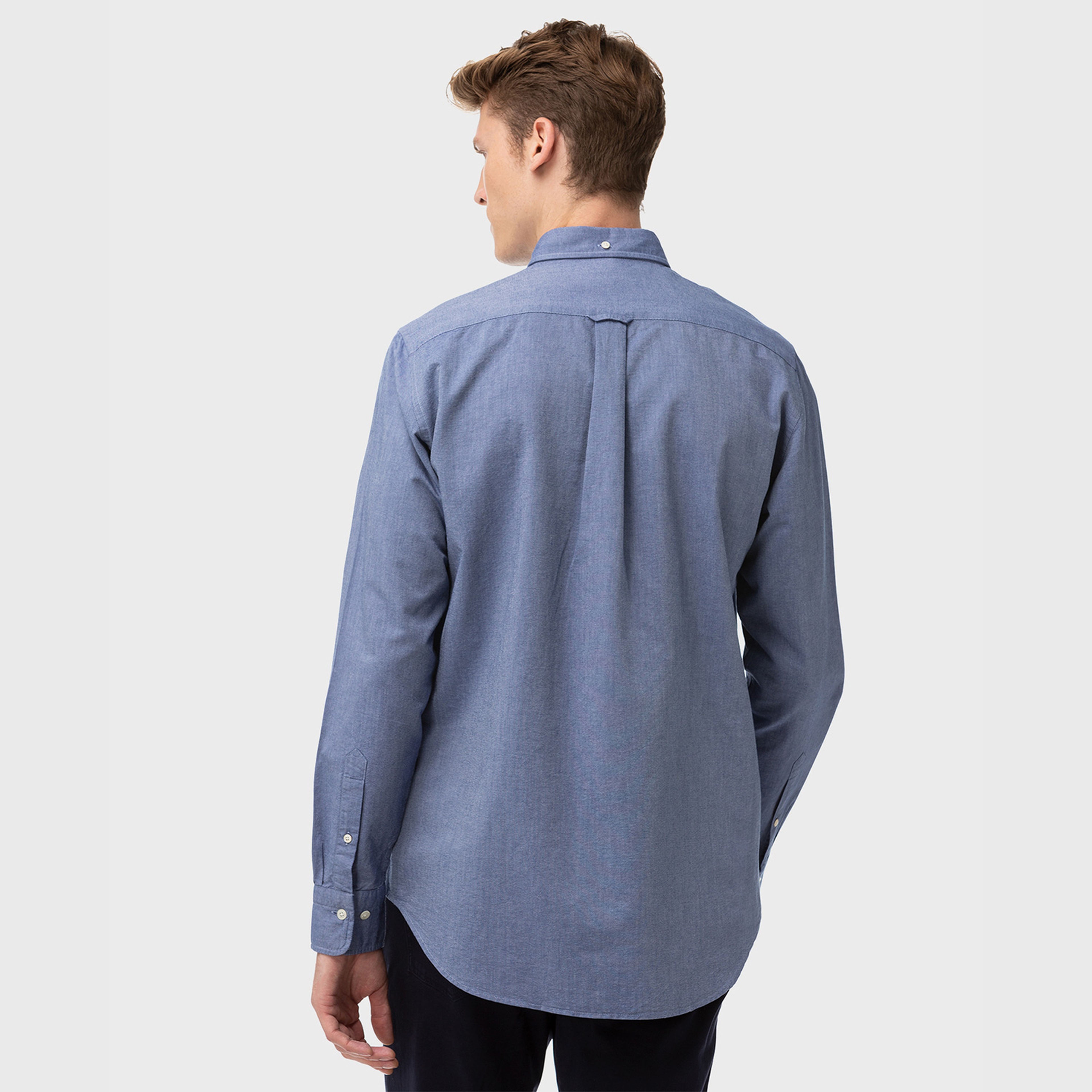 GANT Erkek Mavi Regular Fit Oxford Gömlek