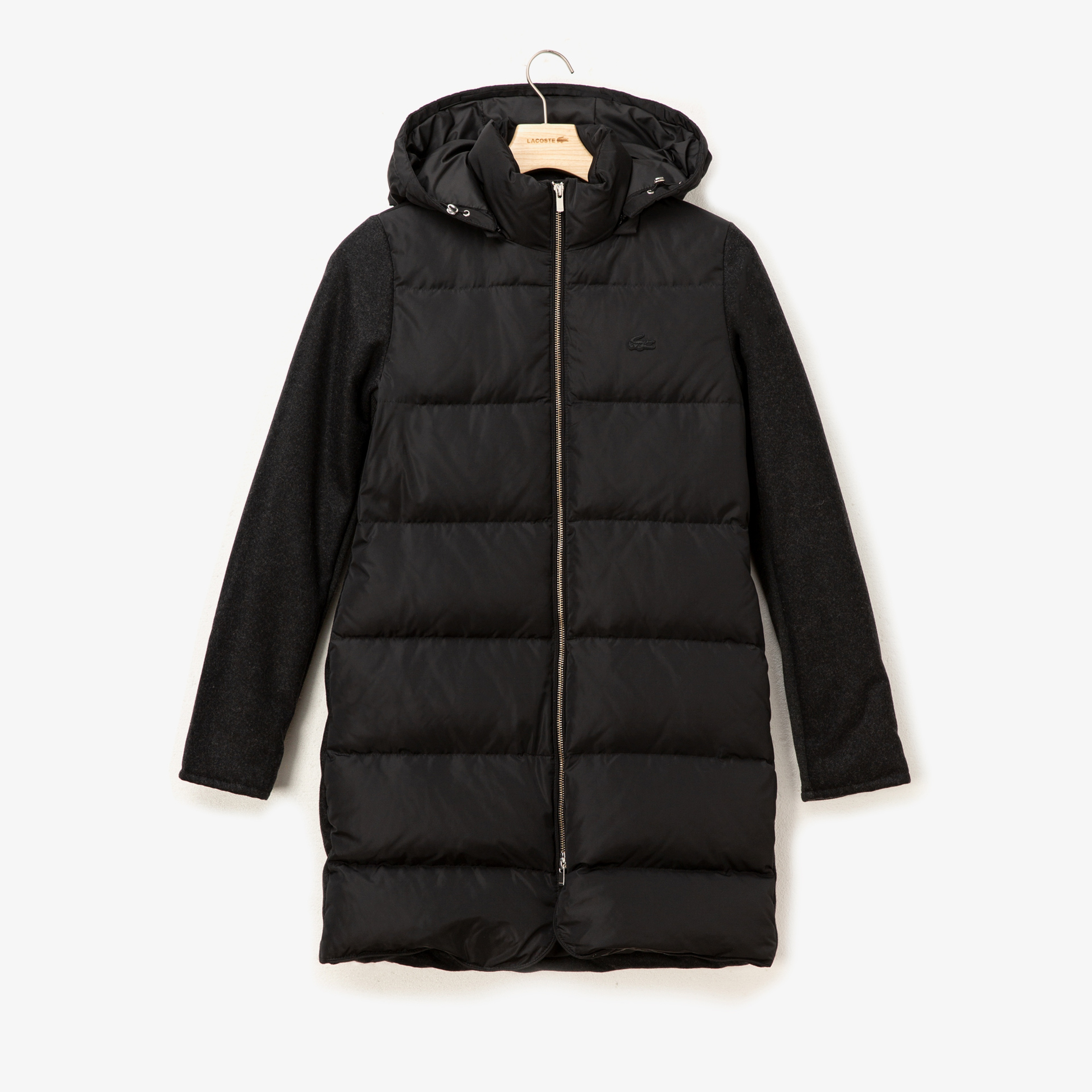 Lacoste Kadın Siyah Kapitone Mont