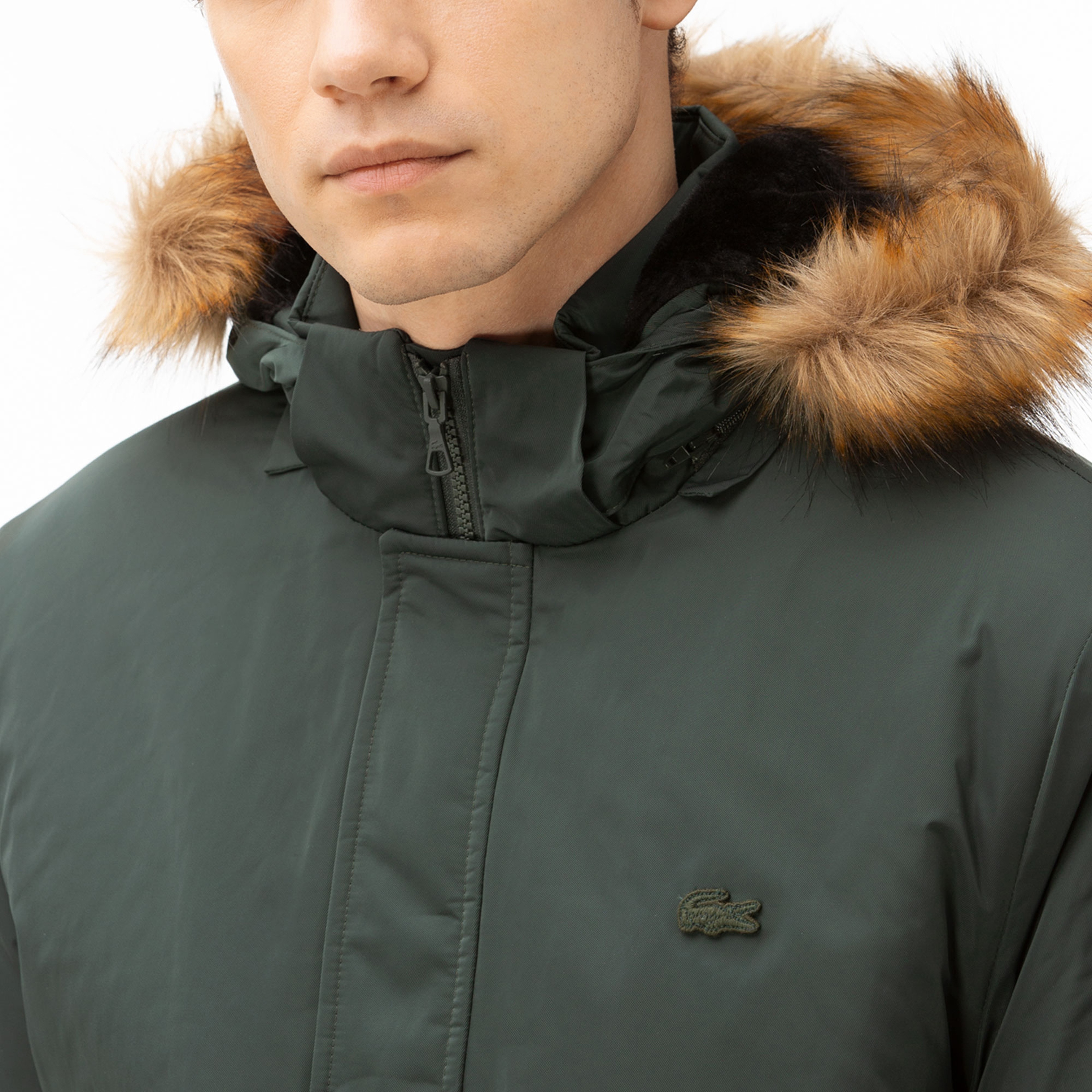 Lacoste Erkek Yeşil Mont