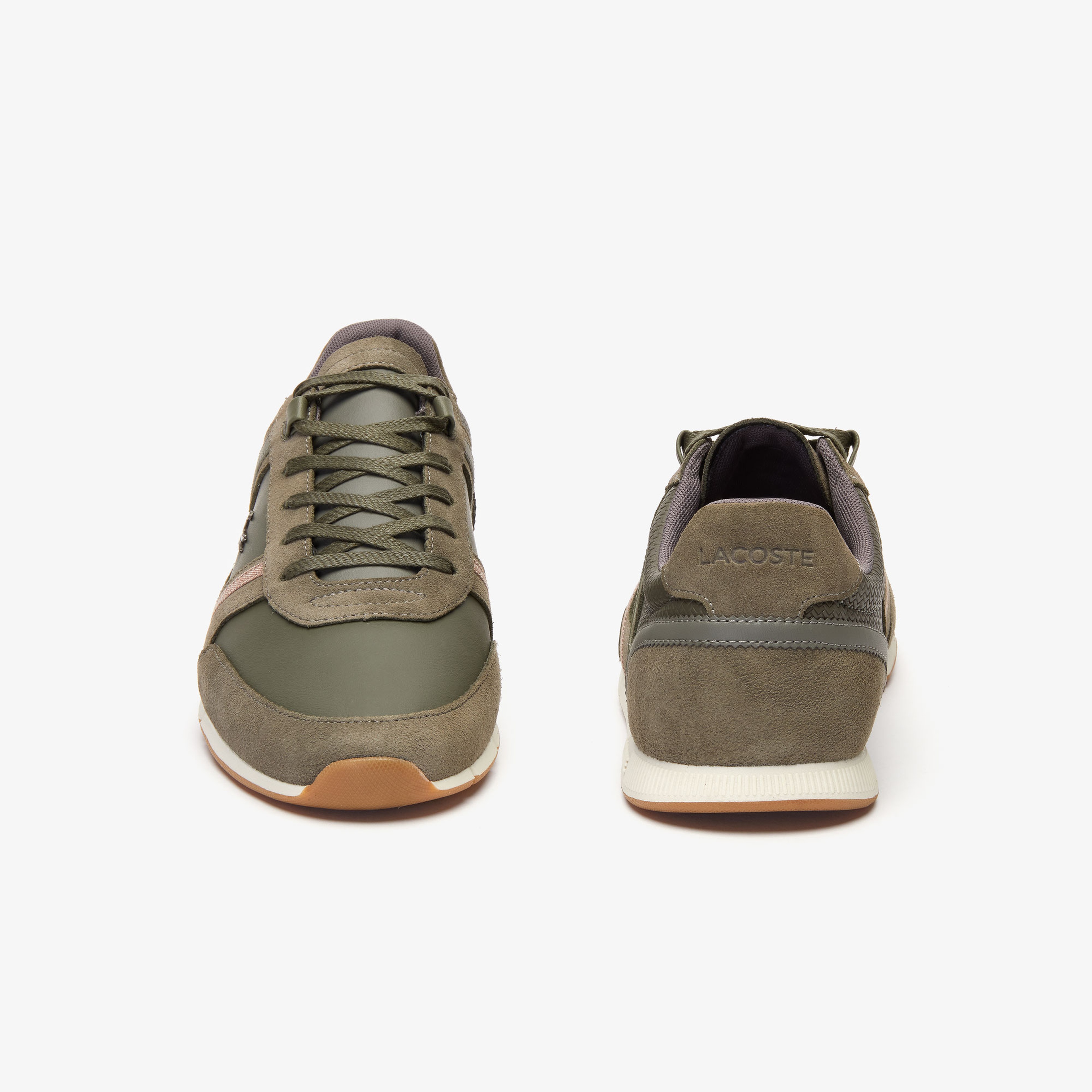 Lacoste Menerva Erkek Haki - Açık Kahverengi Günlük Ayakkabı