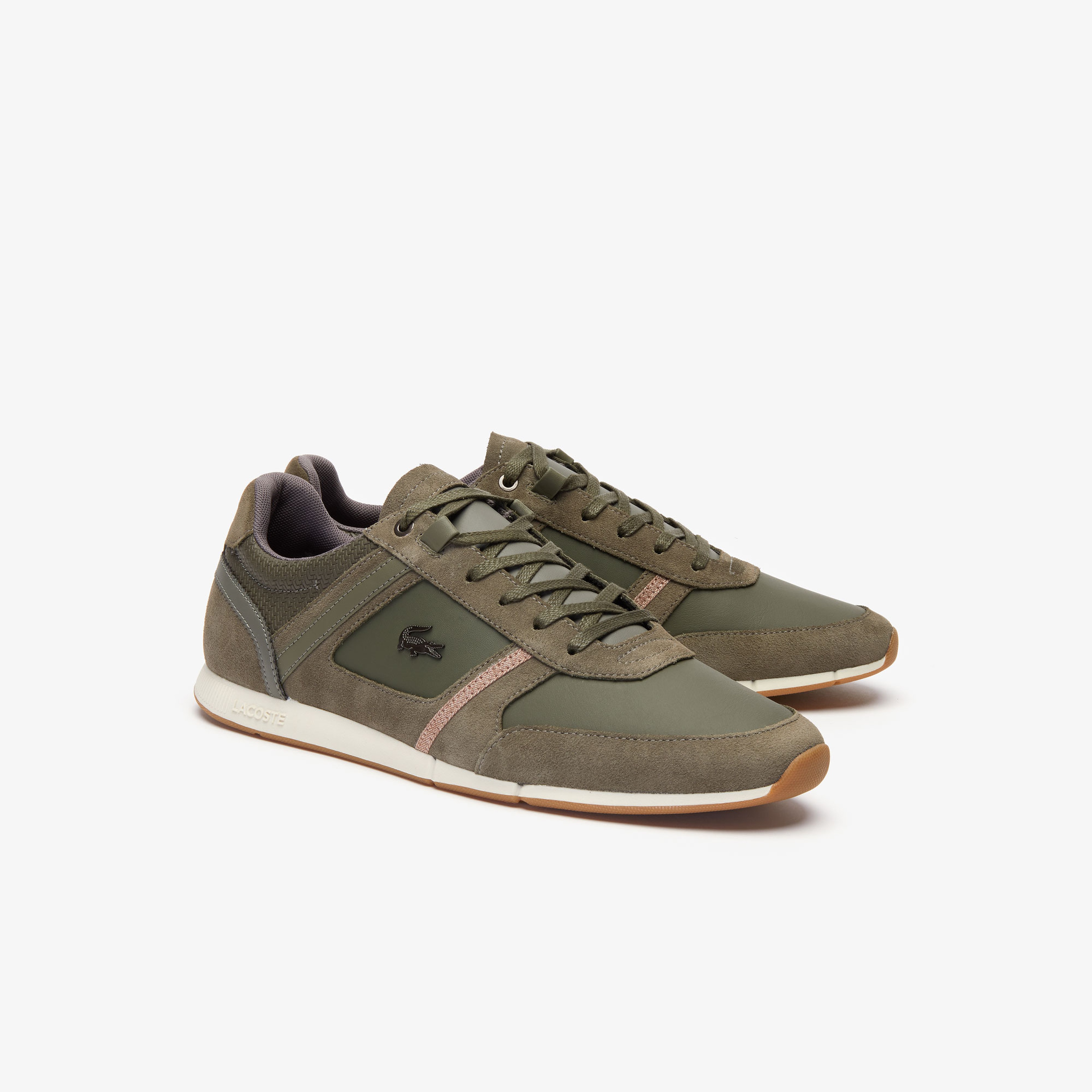 Lacoste Menerva Erkek Haki - Açık Kahverengi Günlük Ayakkabı