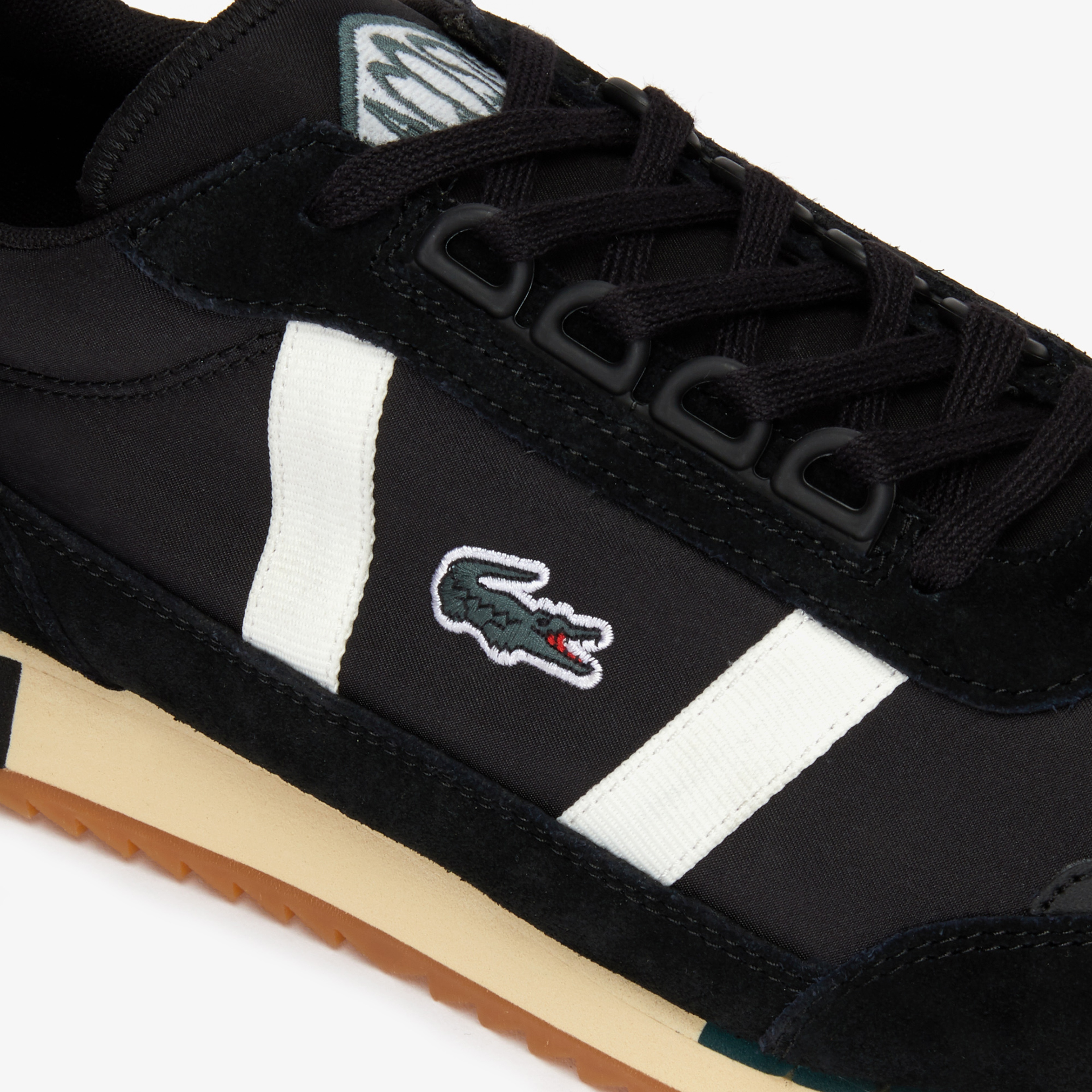 Lacoste Partner Retro Erkek Siyah - Bej Spor Ayakkabı