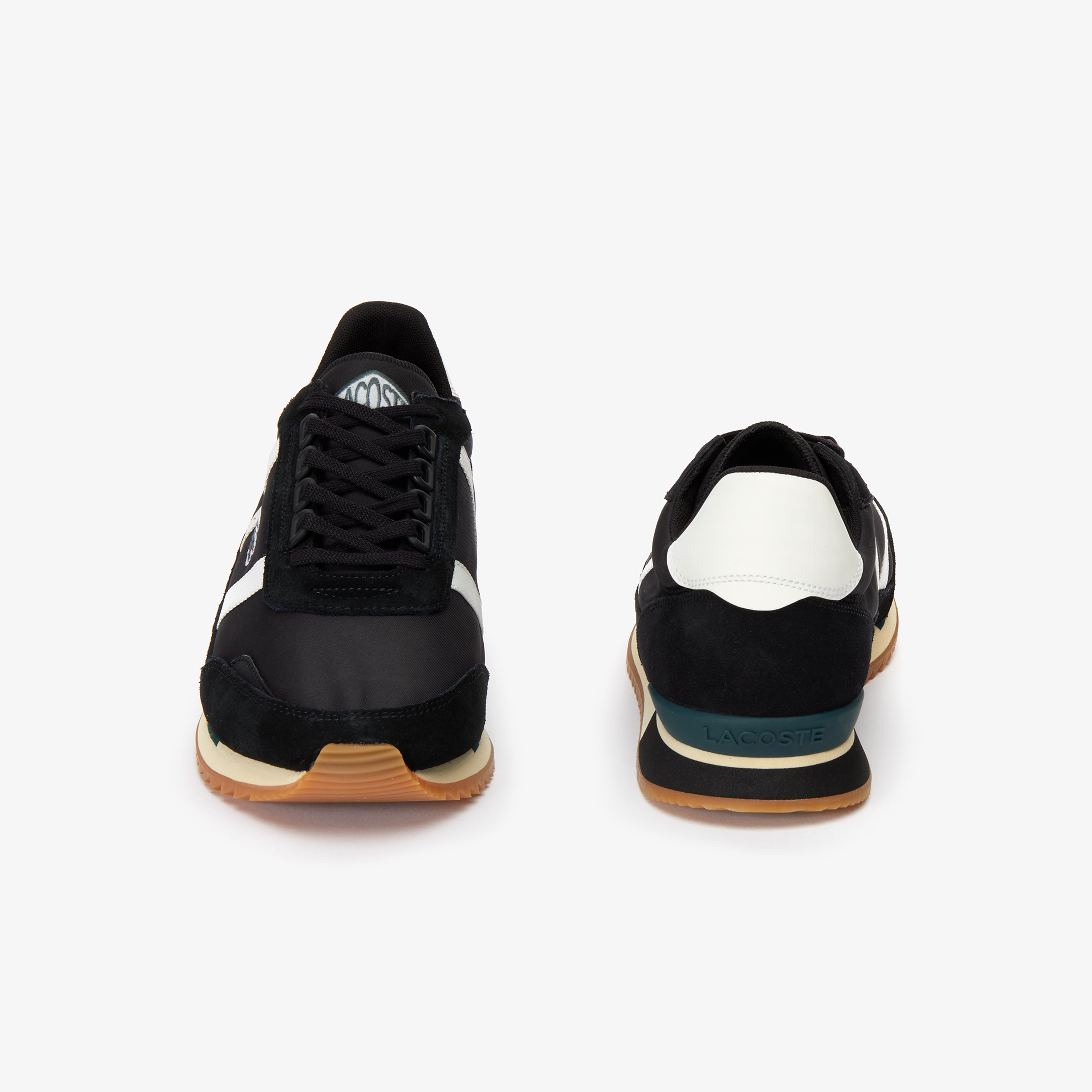 Lacoste Partner Retro Erkek Siyah - Bej Spor Ayakkabı