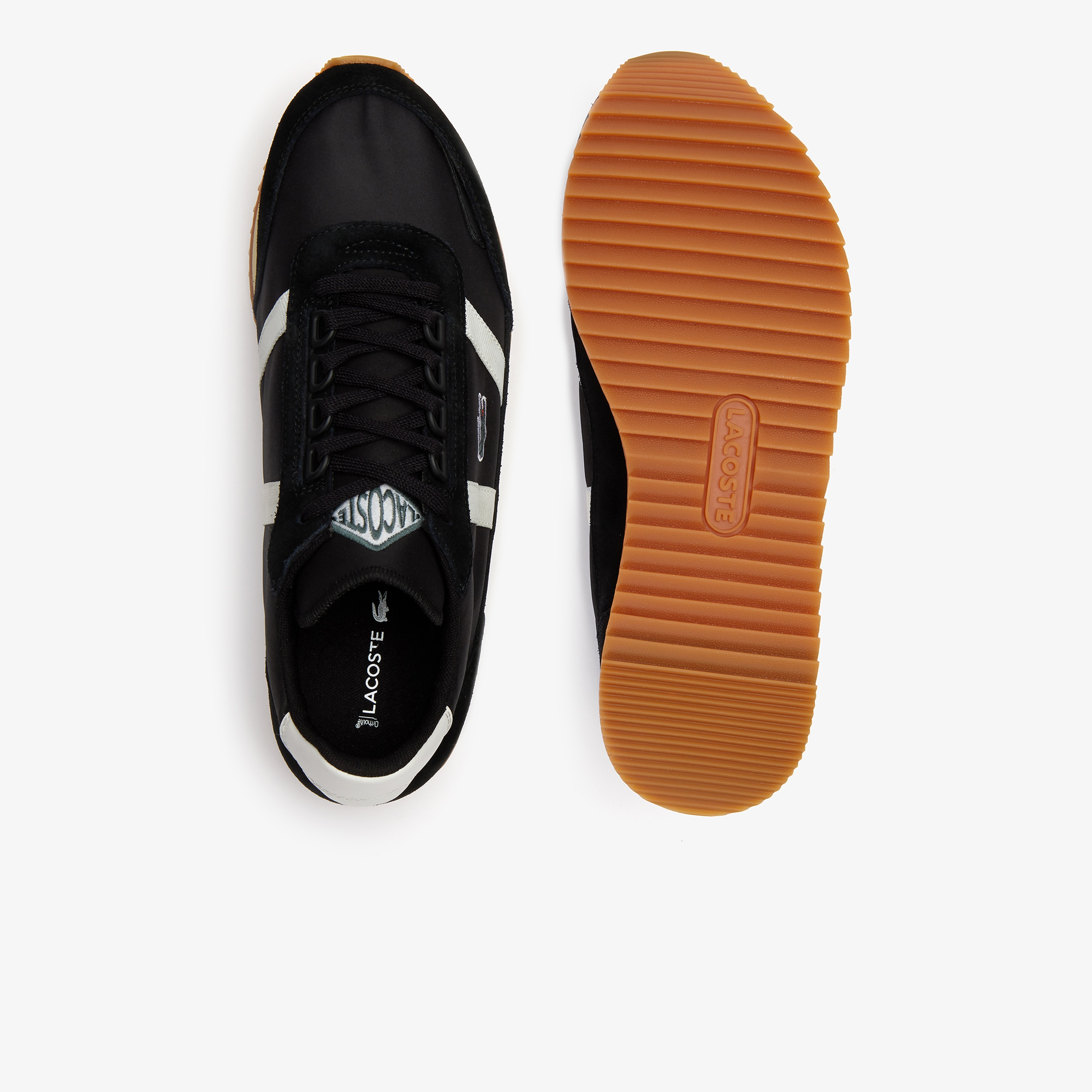 Lacoste Partner Retro Erkek Siyah - Bej Spor Ayakkabı