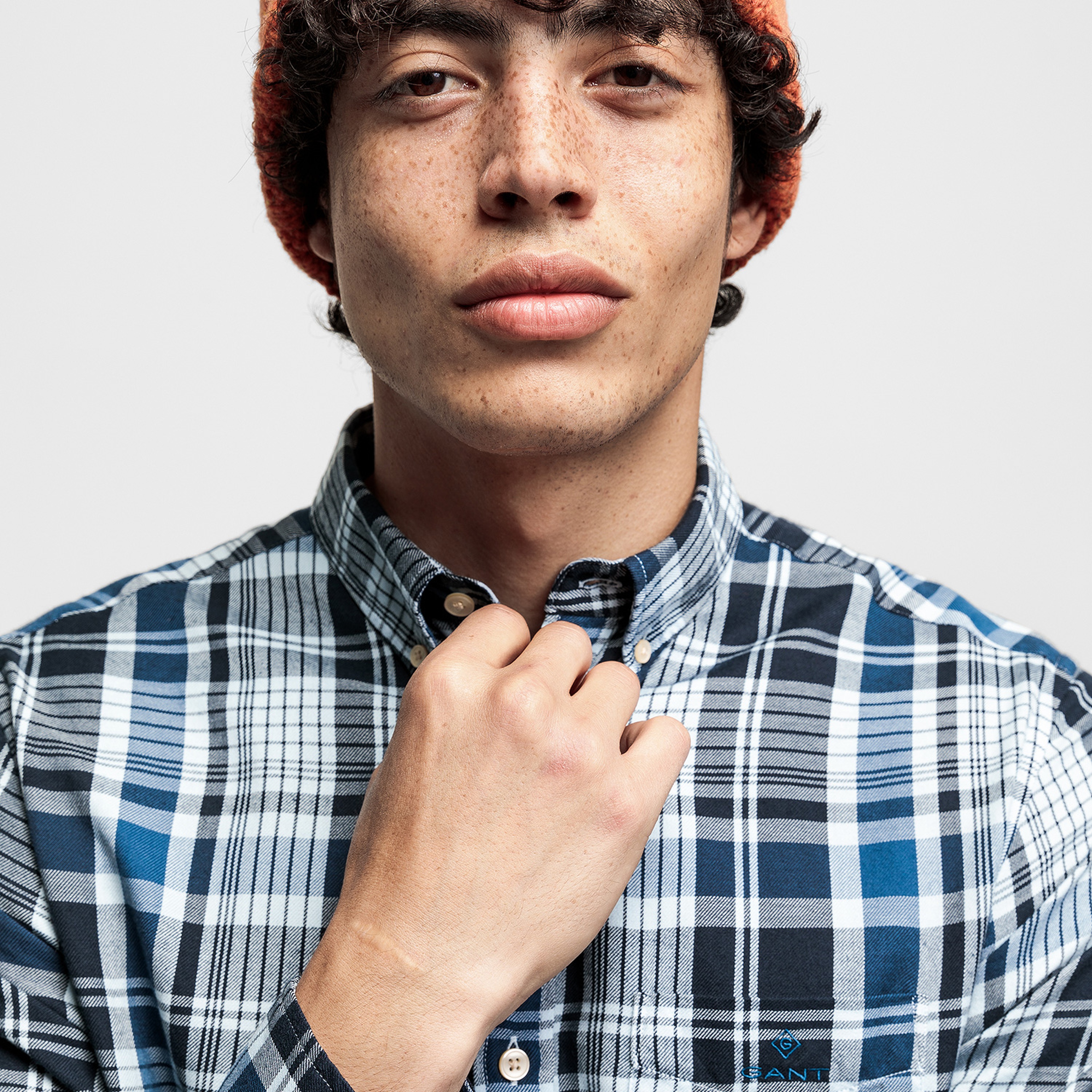 GANT Erkek Mavi Regular Fit Gömlek