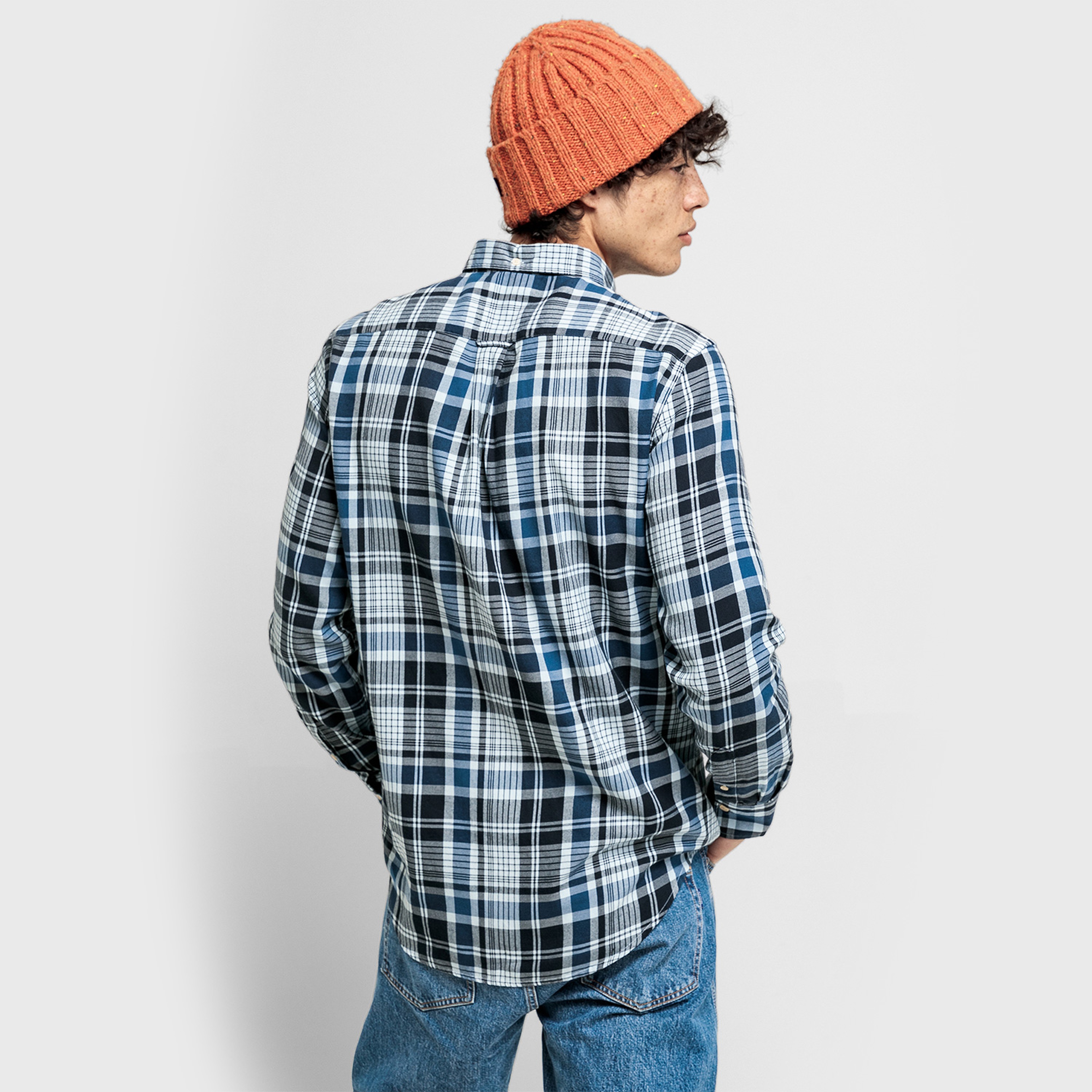 GANT Erkek Mavi Regular Fit Gömlek