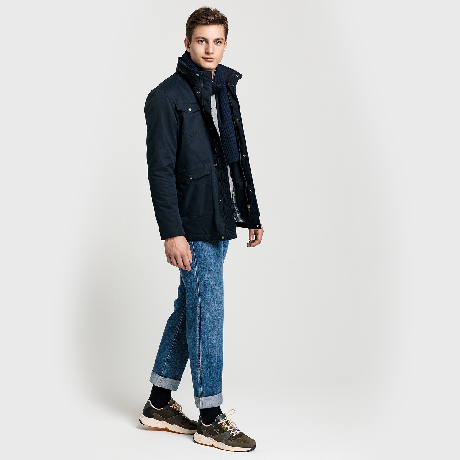 GANT Erkek Lacivert Mont