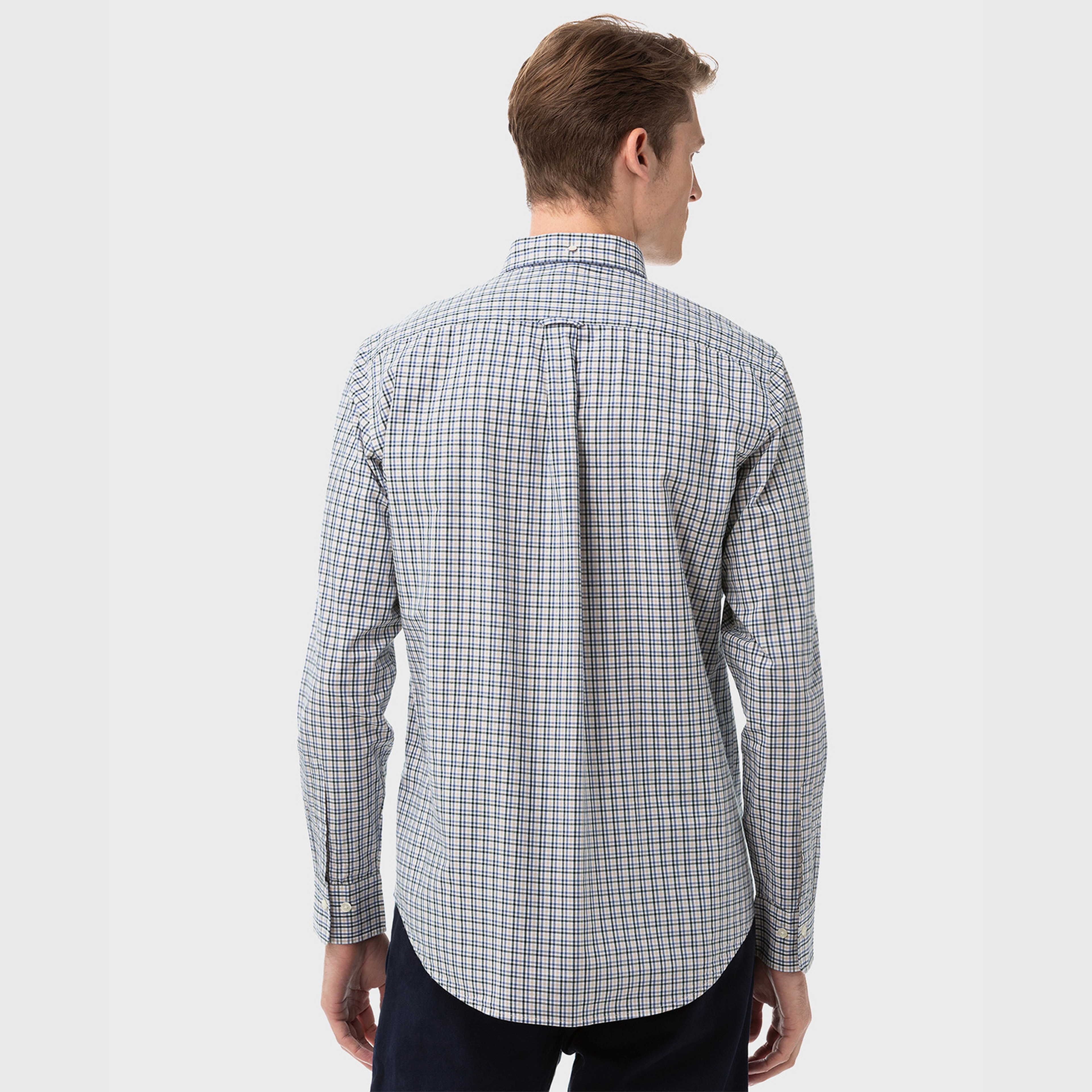 GANT Erkek Yeşil Regular Fit Gömlek