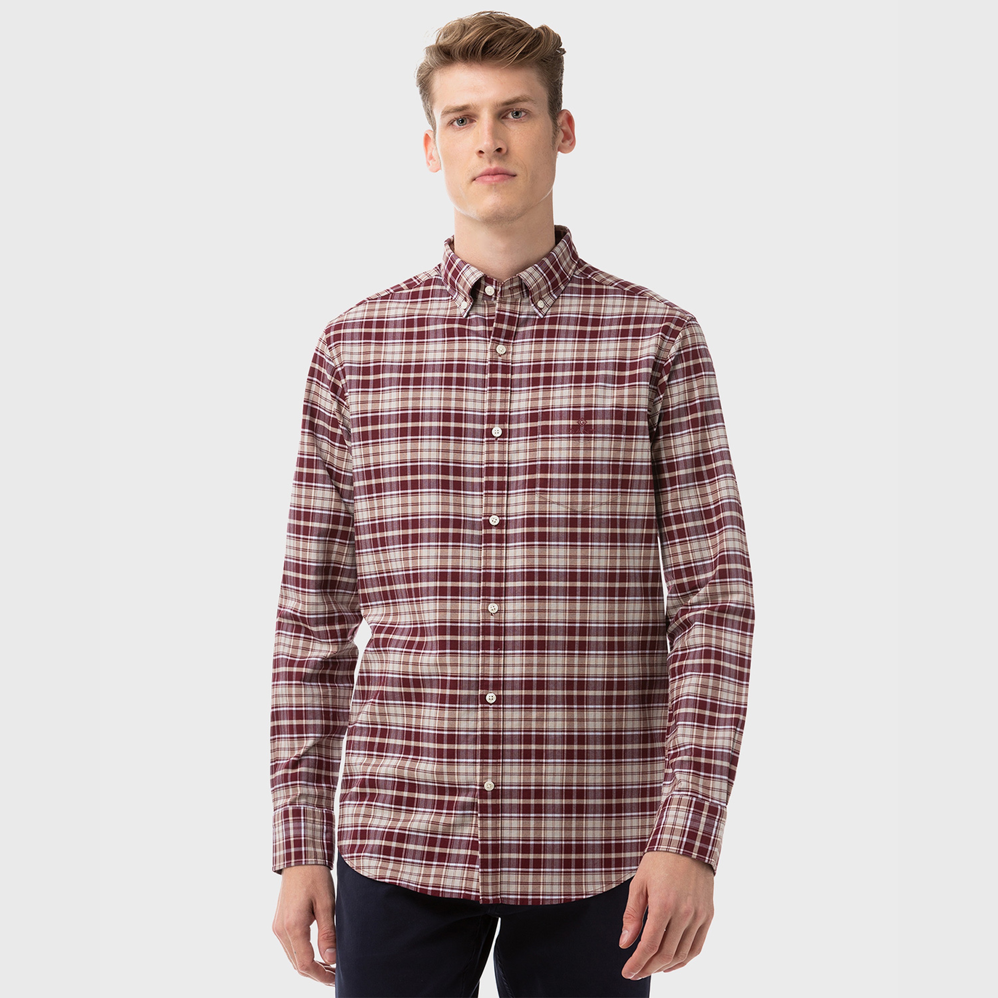 GANT Erkek Bordo Gömlek