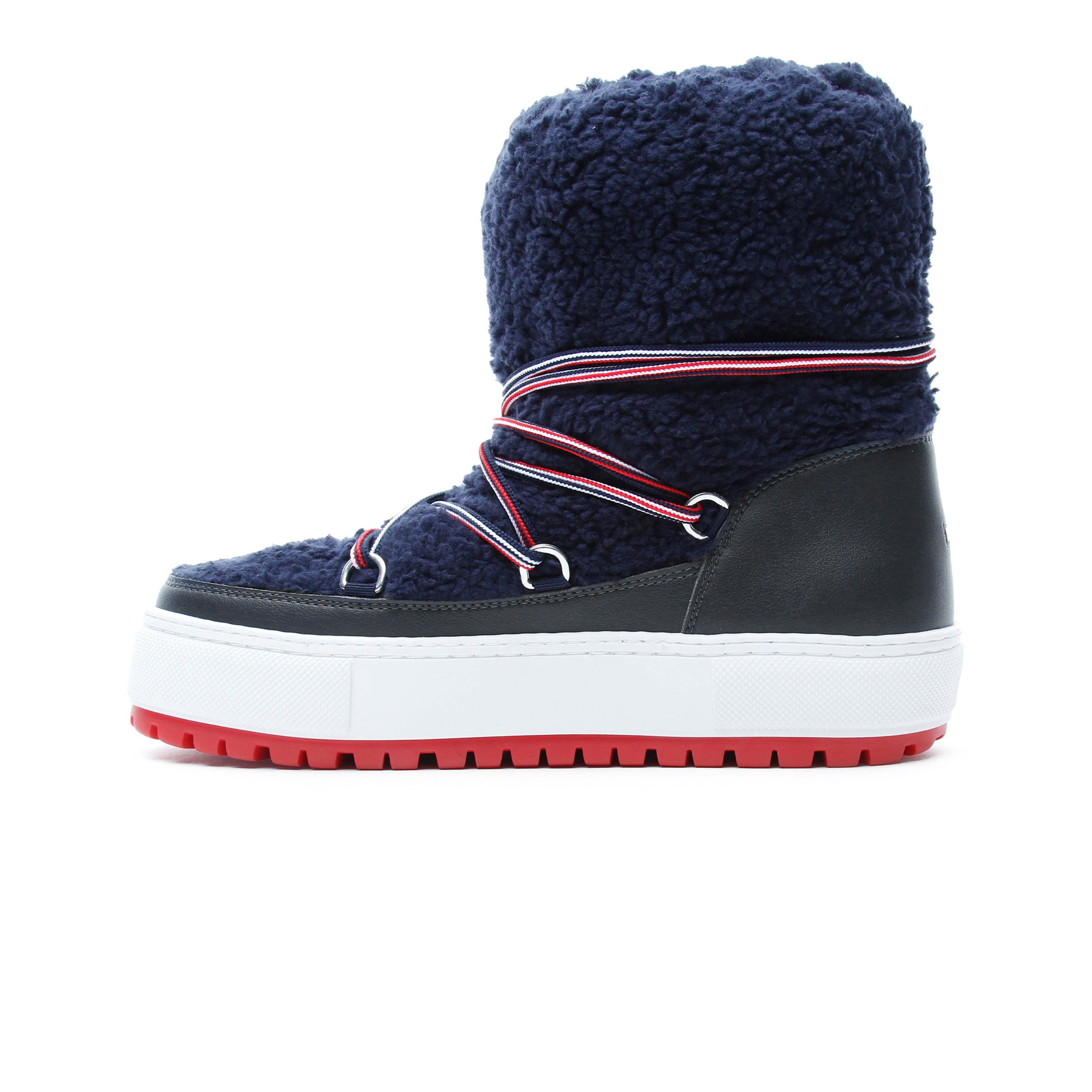 Tommy Hilfiger Signature Teddy Kadın Lacivert Kar Botu