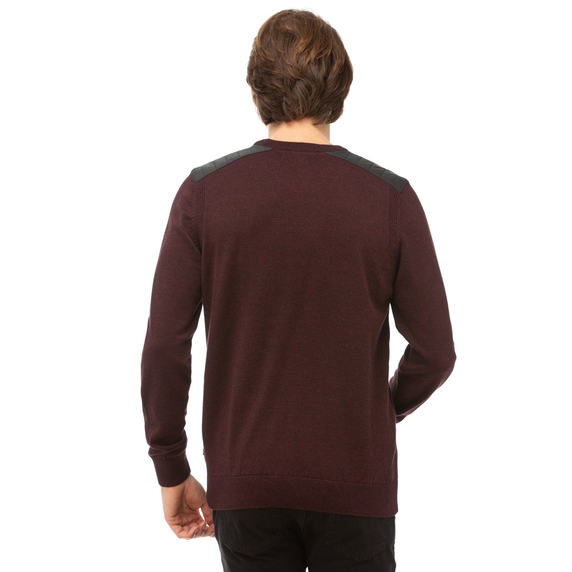 NAUTICA ERKEK BORDO TRİKO KAZAK