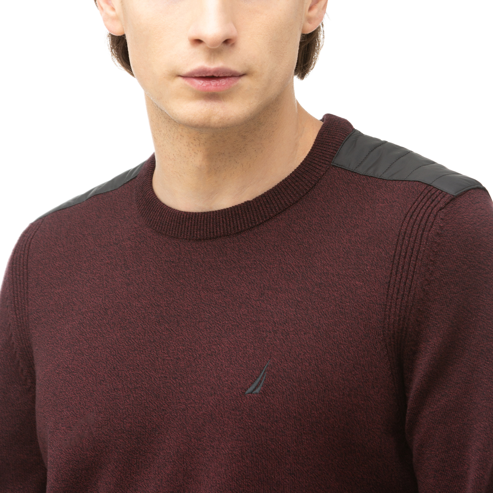 NAUTICA ERKEK BORDO TRİKO KAZAK