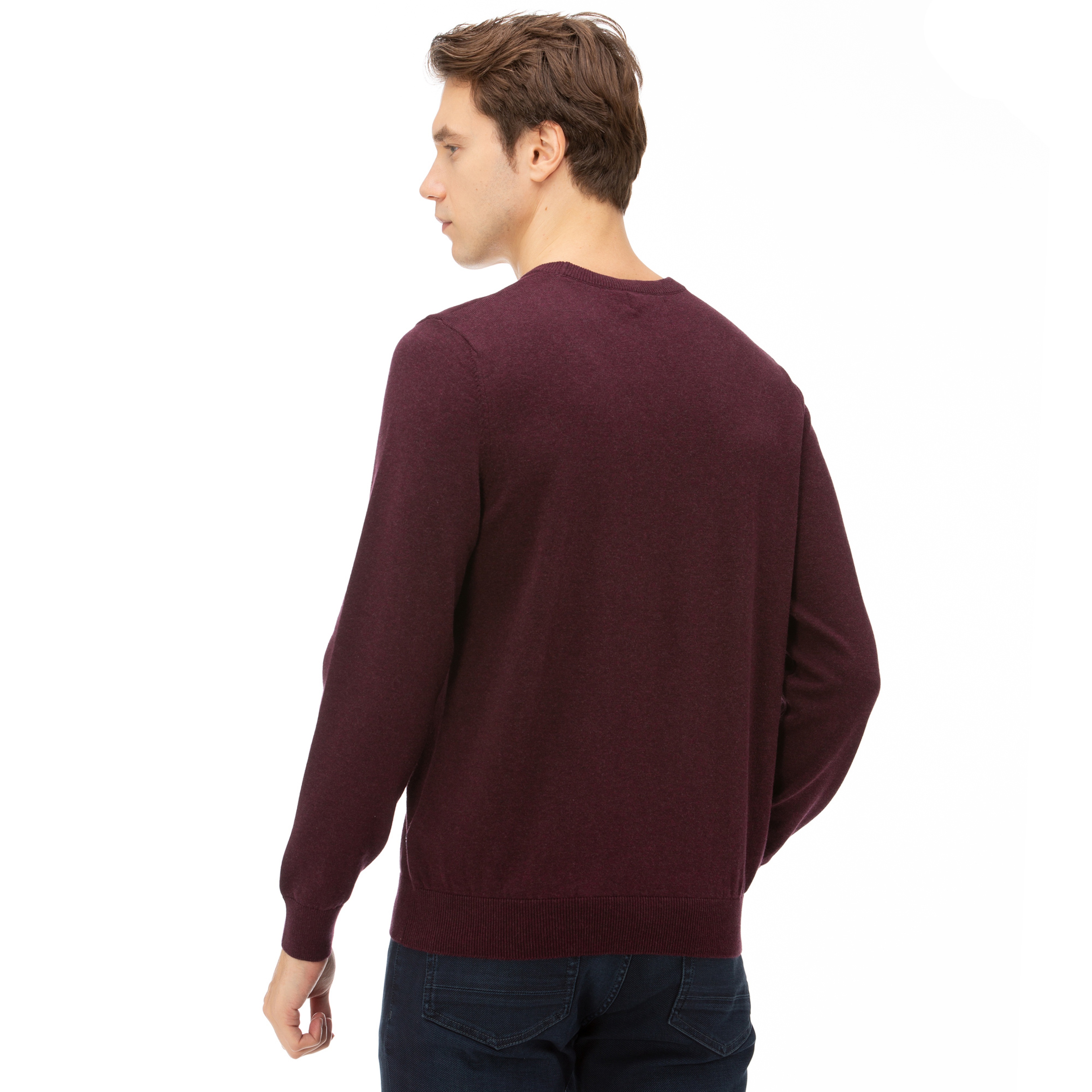 NAUTICA ERKEK BORDO TRİKO KAZAK