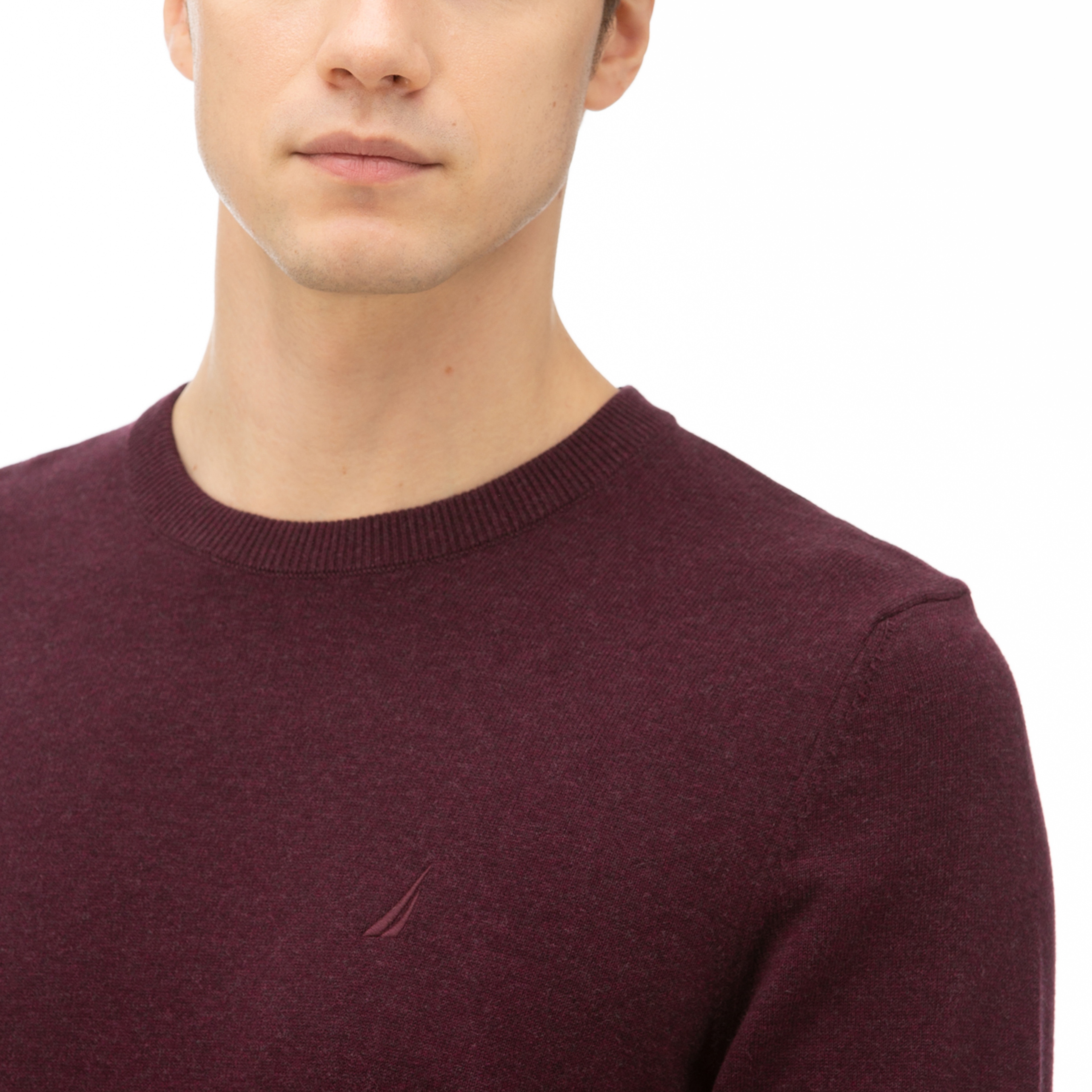 NAUTICA ERKEK BORDO TRİKO KAZAK