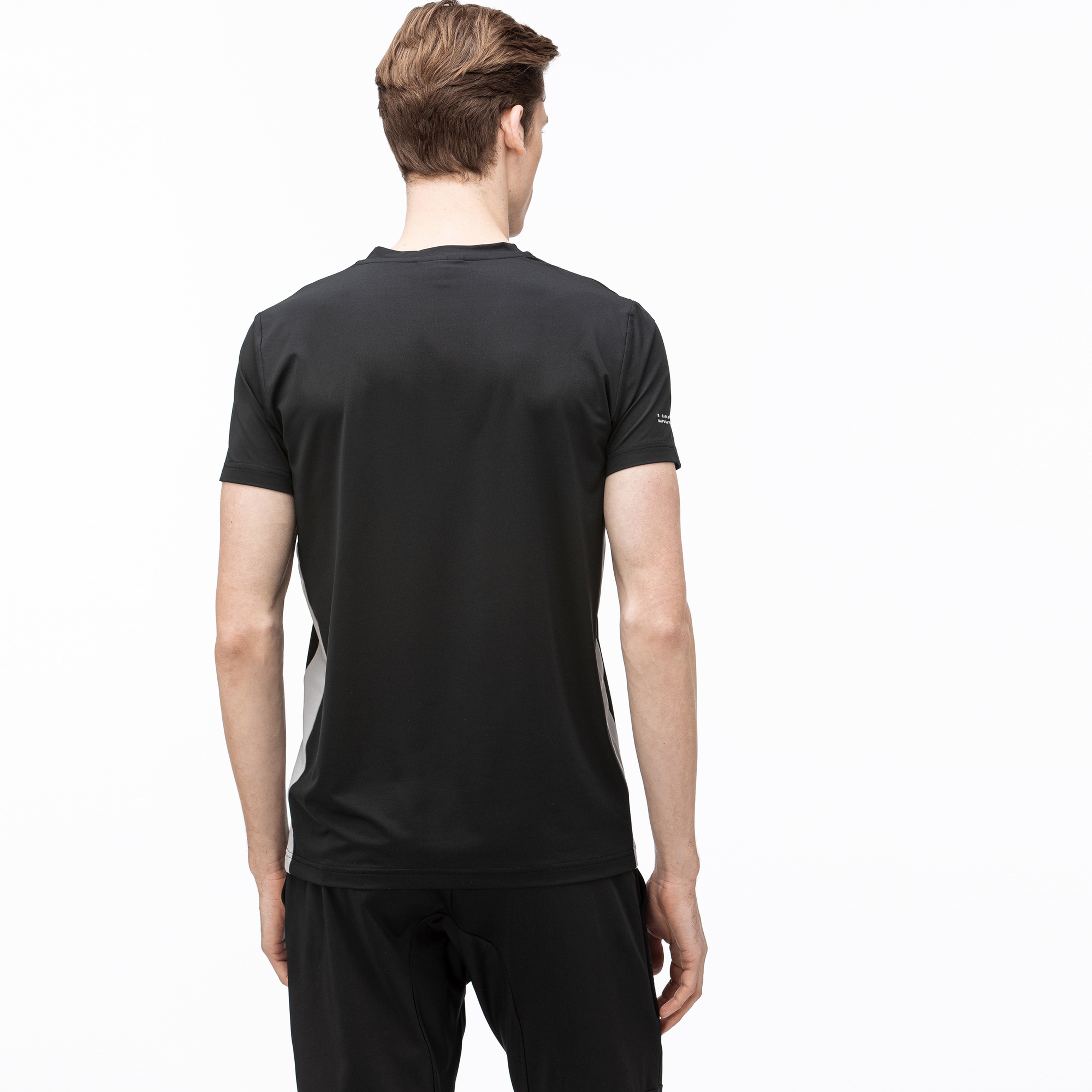 Lacoste Erkek V Yaka Siyah T-Shirt