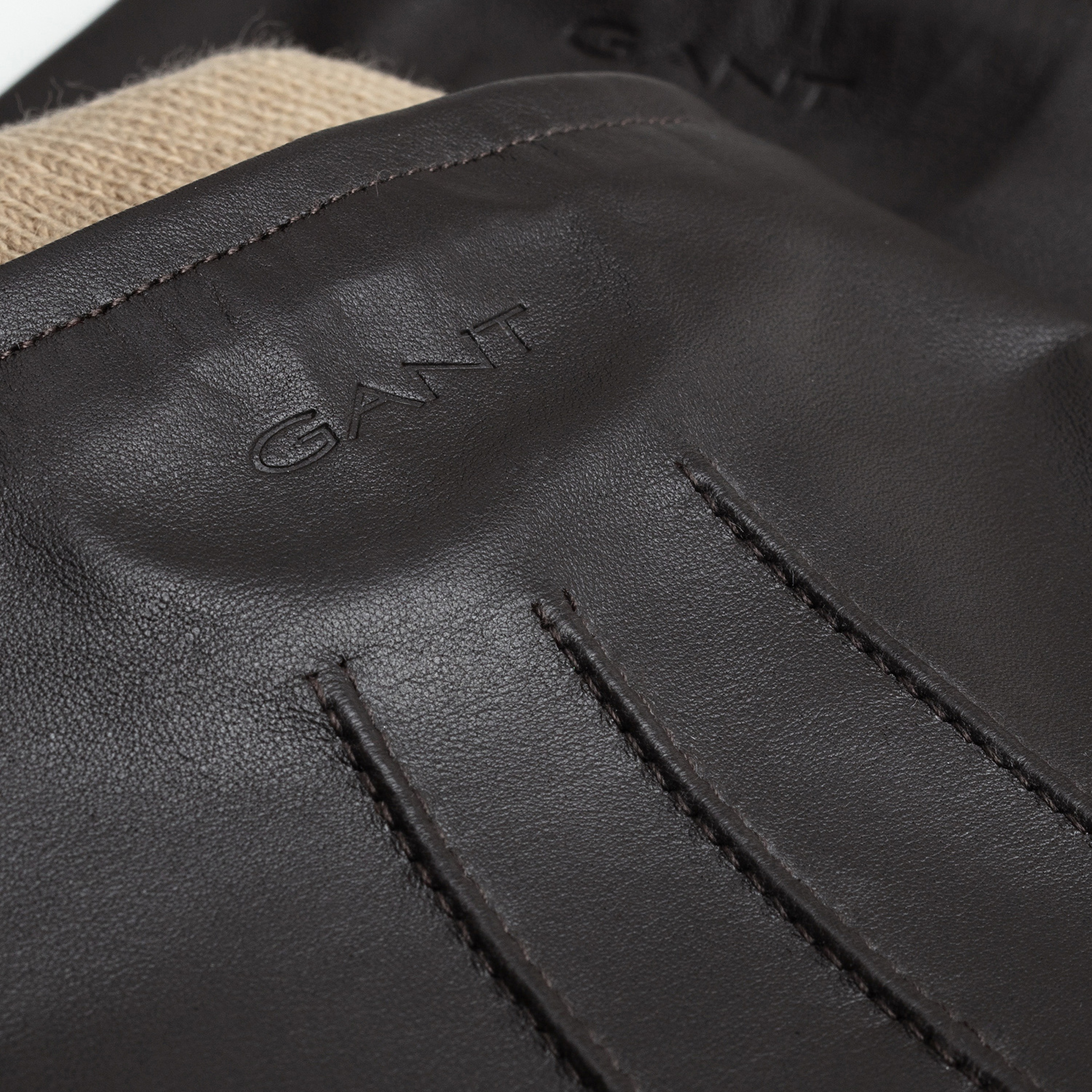 GANT Erkek Kahverengi Deri Eldiven