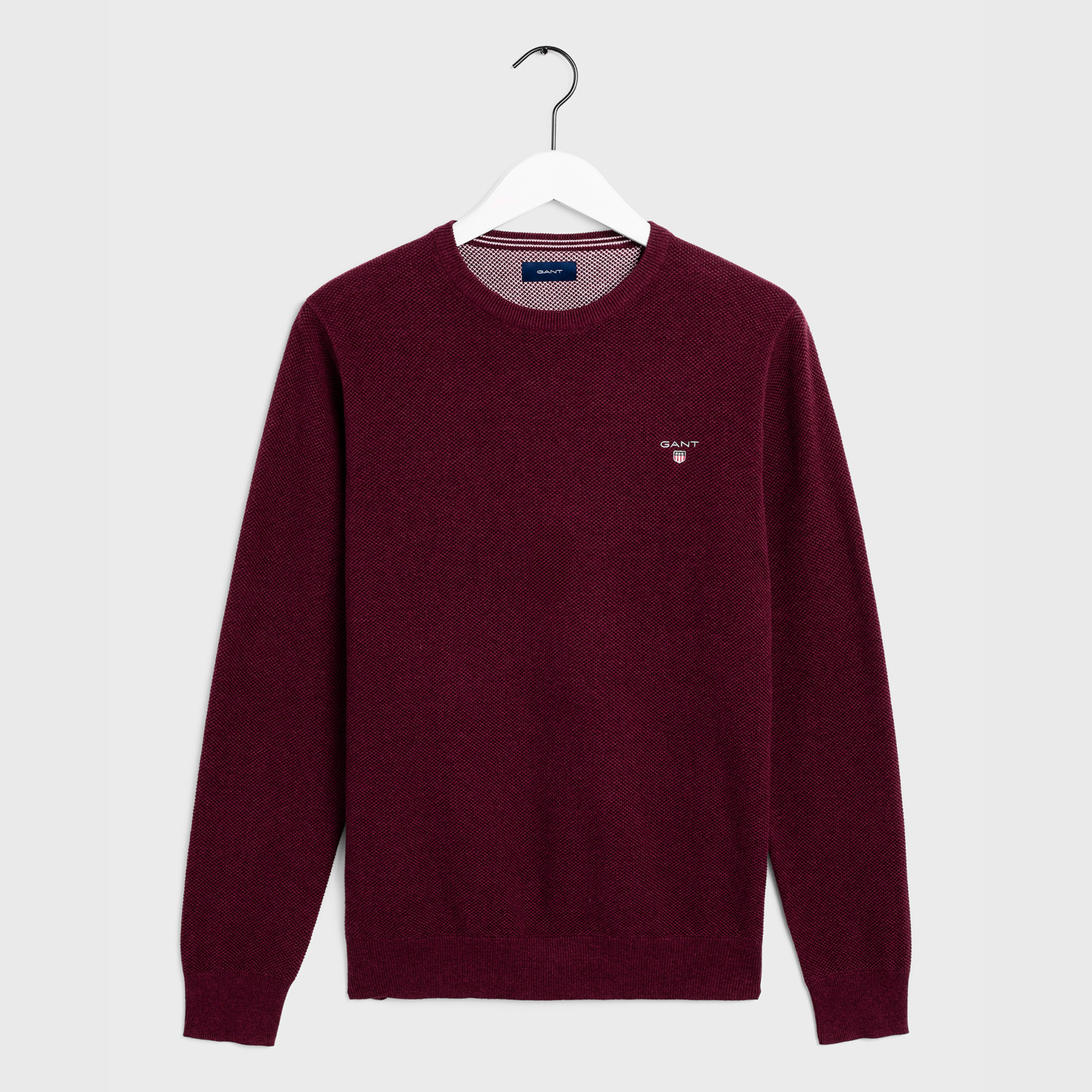 GANT Erkek Bordo Regular Fit Triko