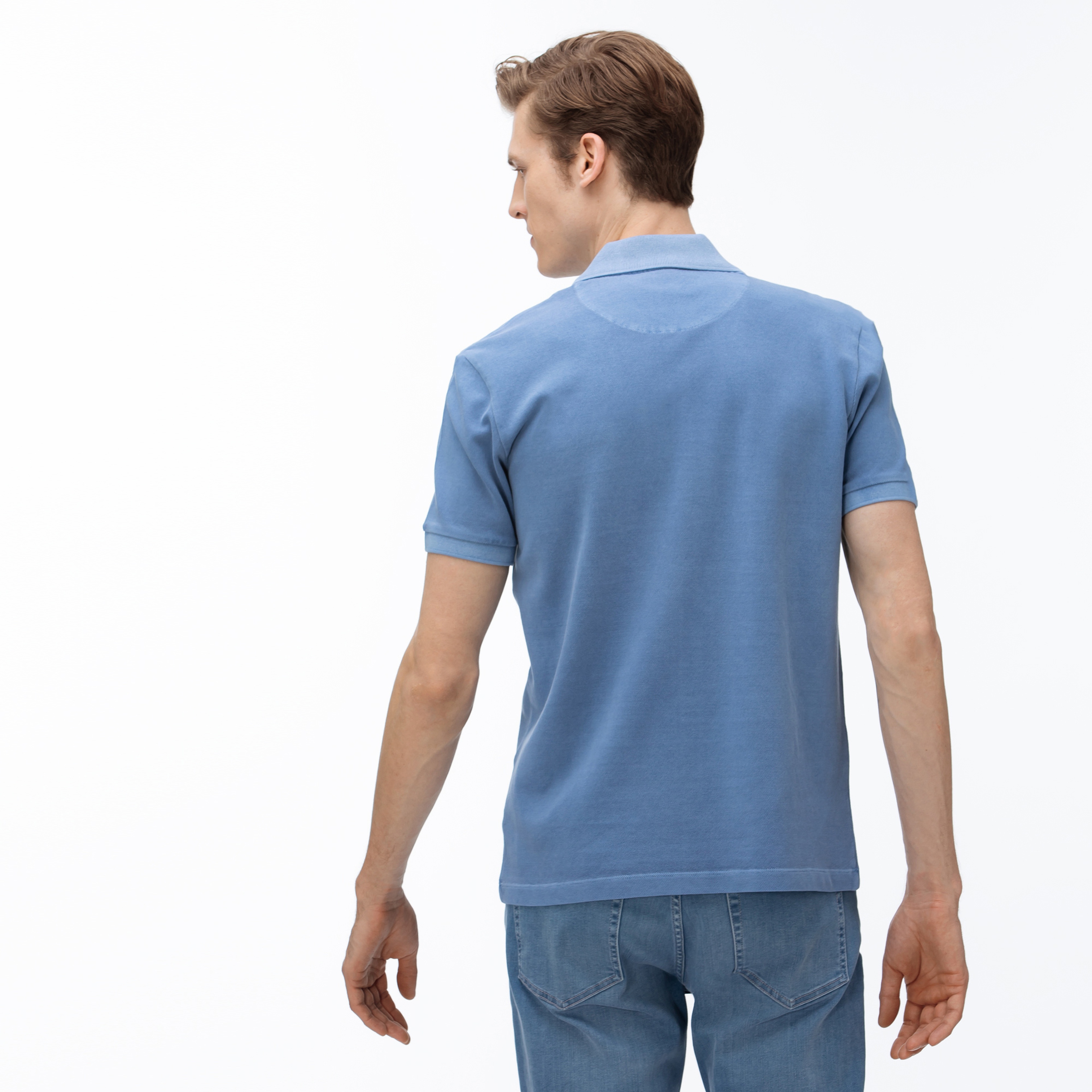 Lacoste Erkek Slim Fit Mavi Polo