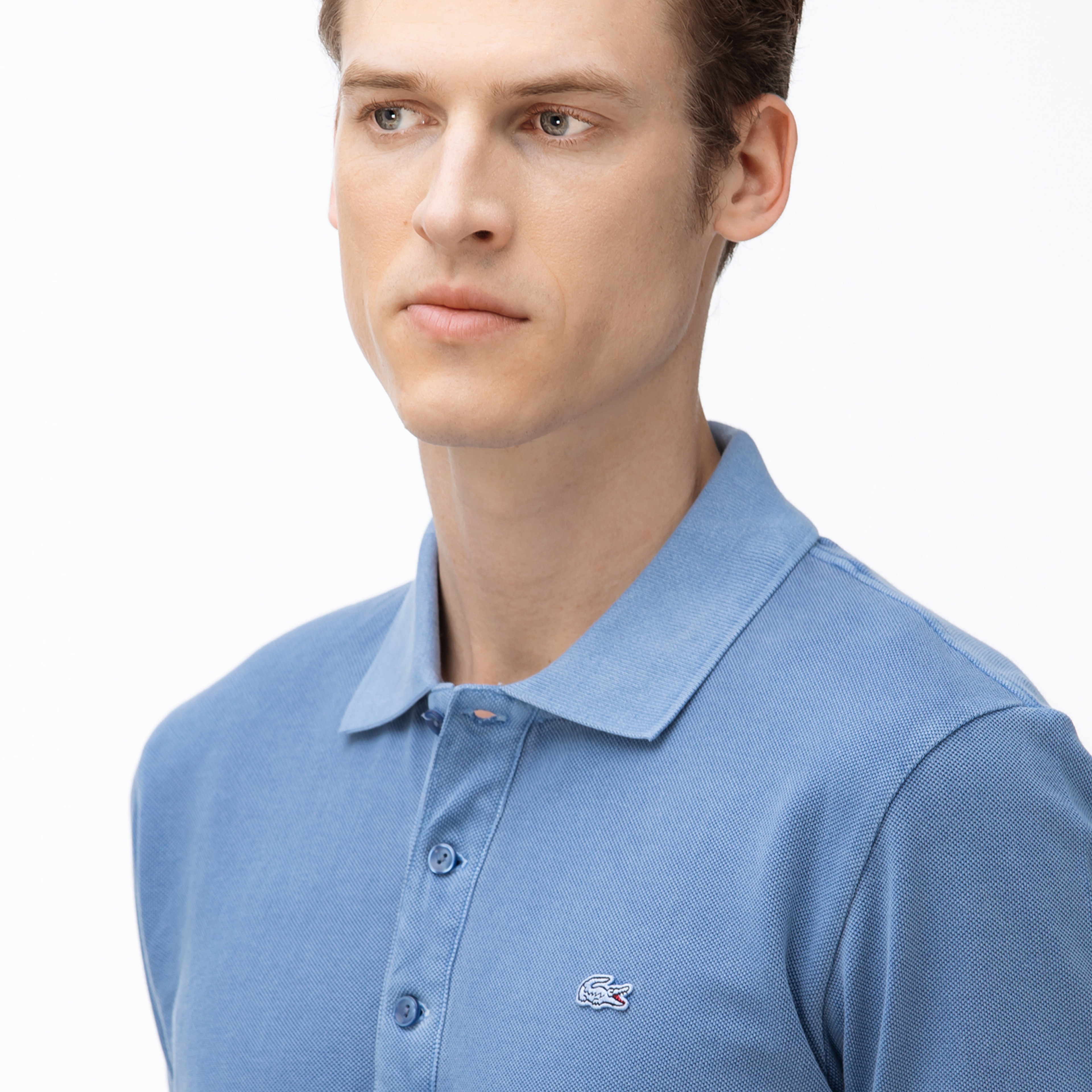 Lacoste Erkek Slim Fit Mavi Polo
