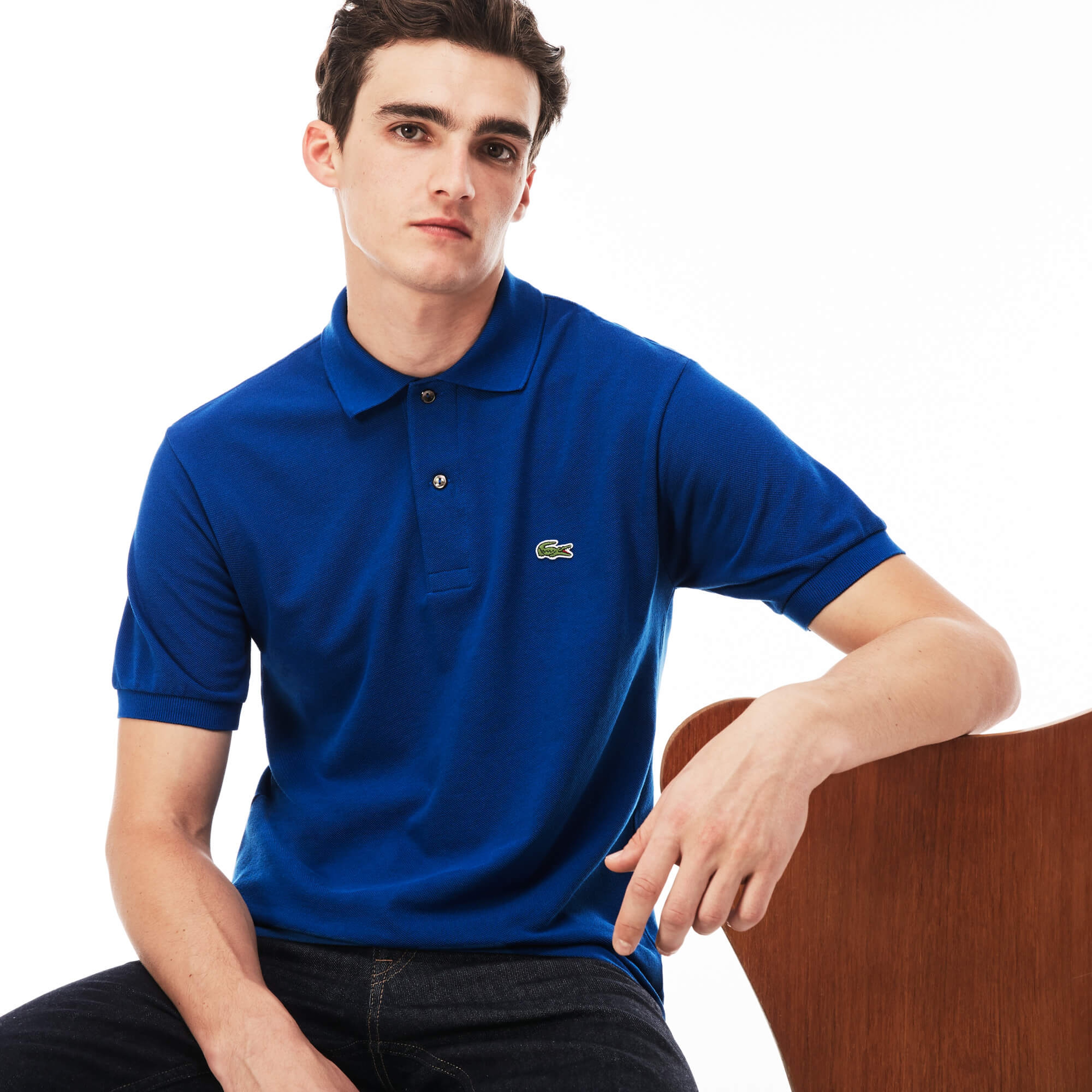 Lacoste L1212 Erkek Mavi Polo