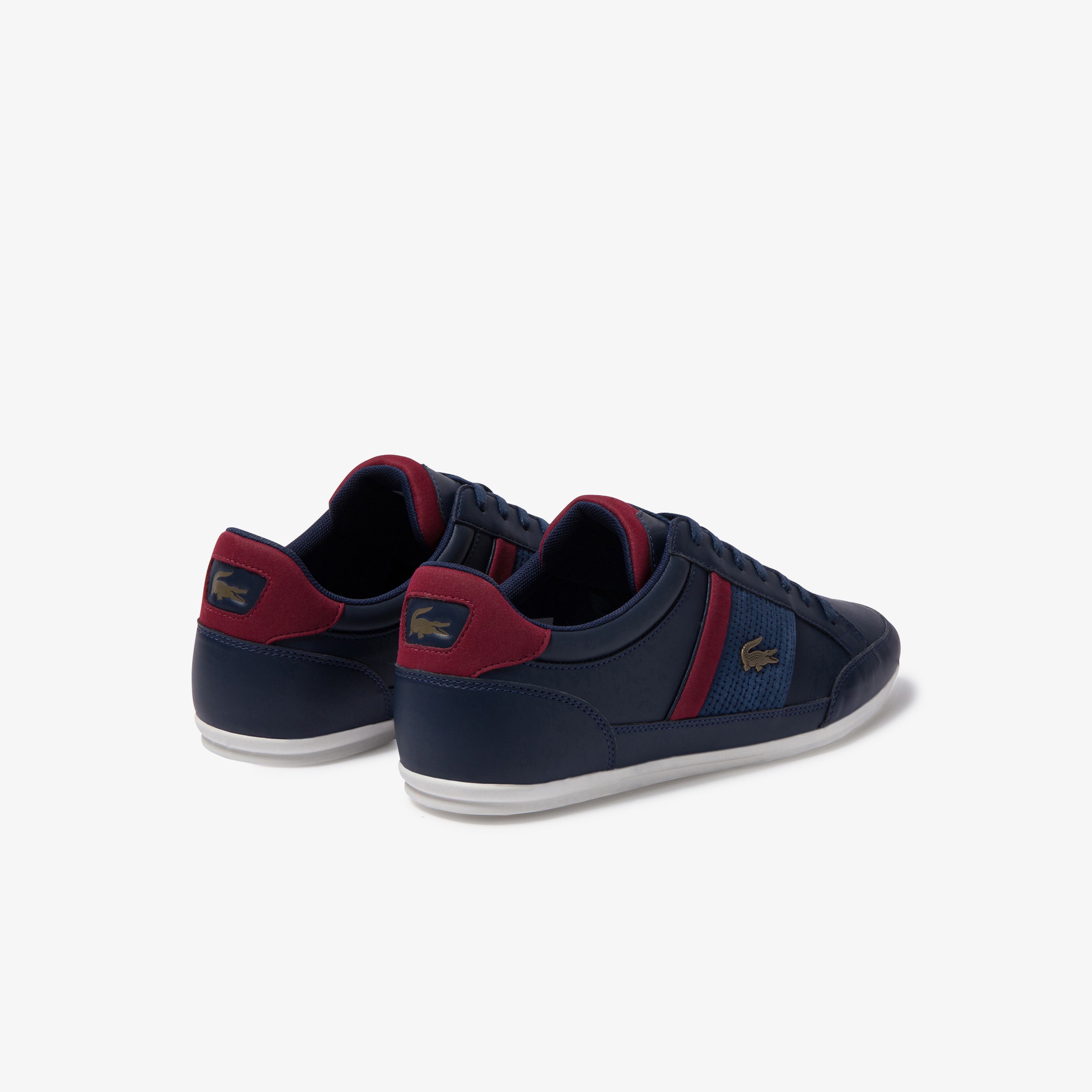 Lacoste Chaymon Erkek Lacivert - Koyu Kırmızı Günlük Ayakkabı